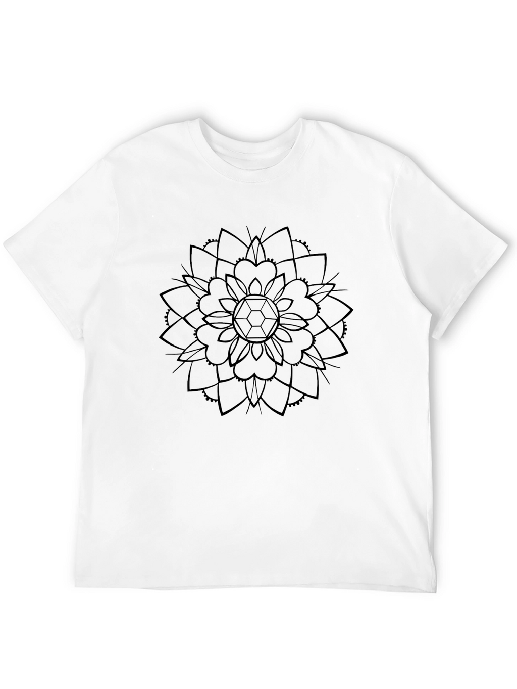 Mandala Graphic Black T-Shirt - Stylish & Unique