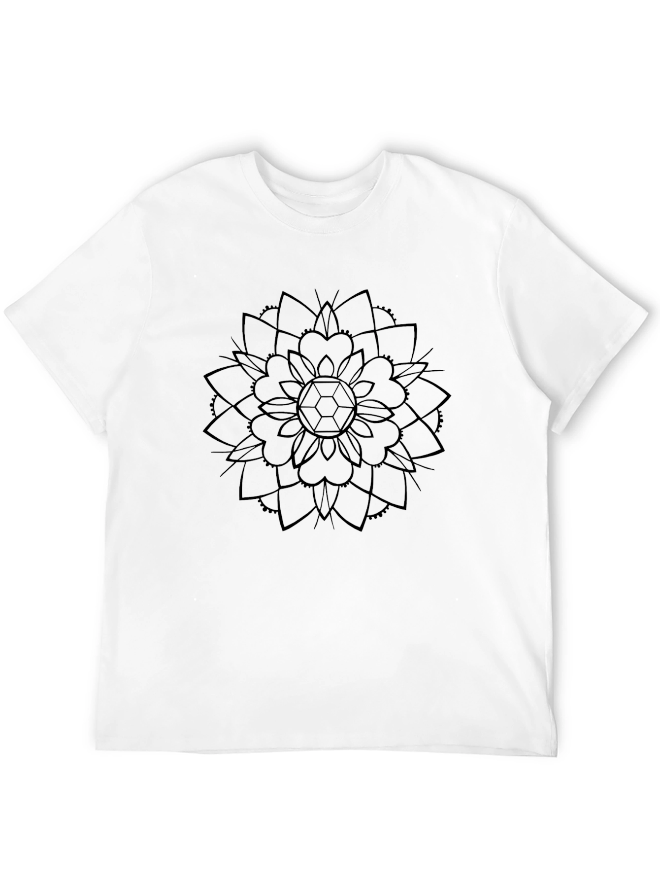 Mandala Graphic Black T-Shirt - Stylish & Unique