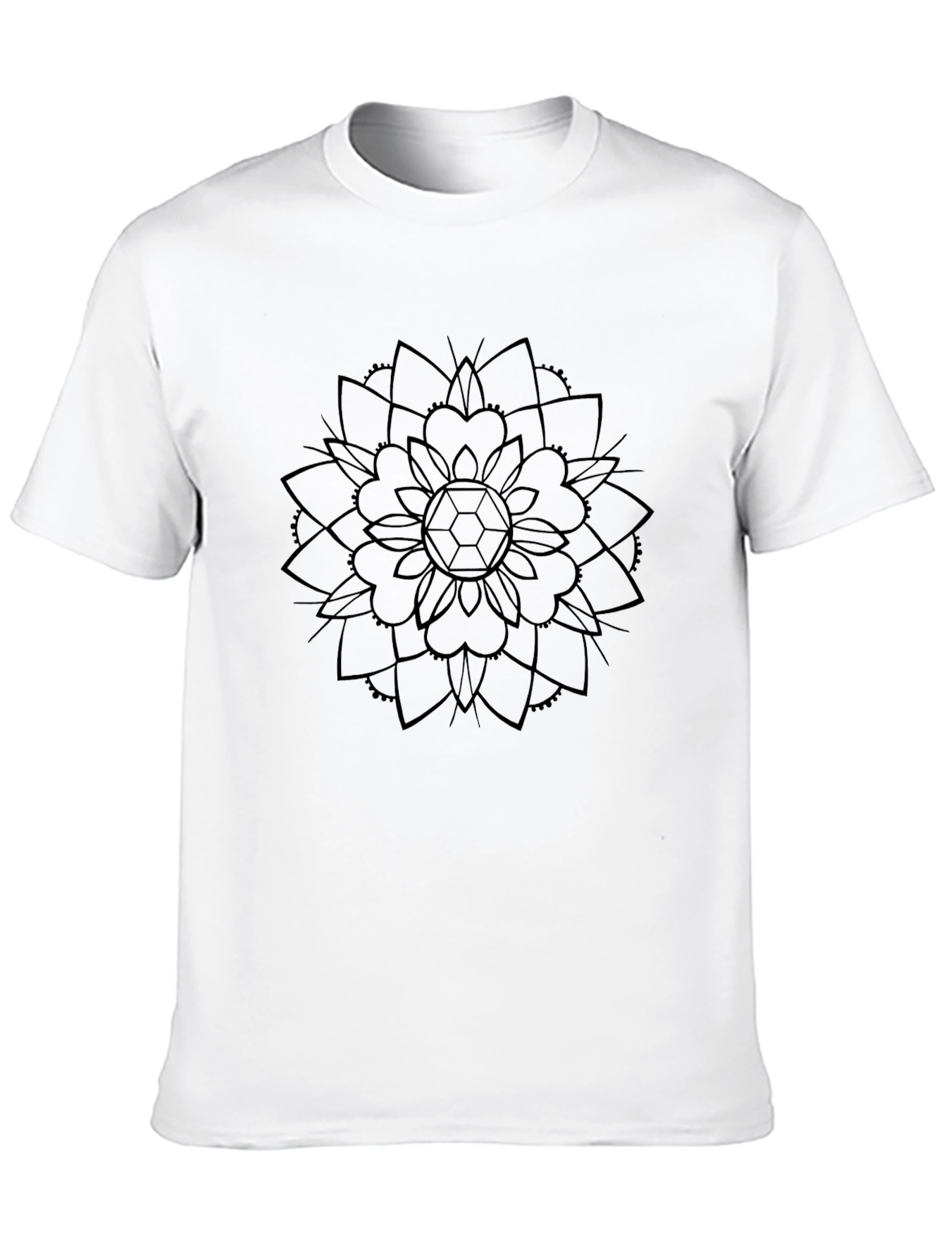 Mandala Graphic Black T-Shirt - Stylish & Unique