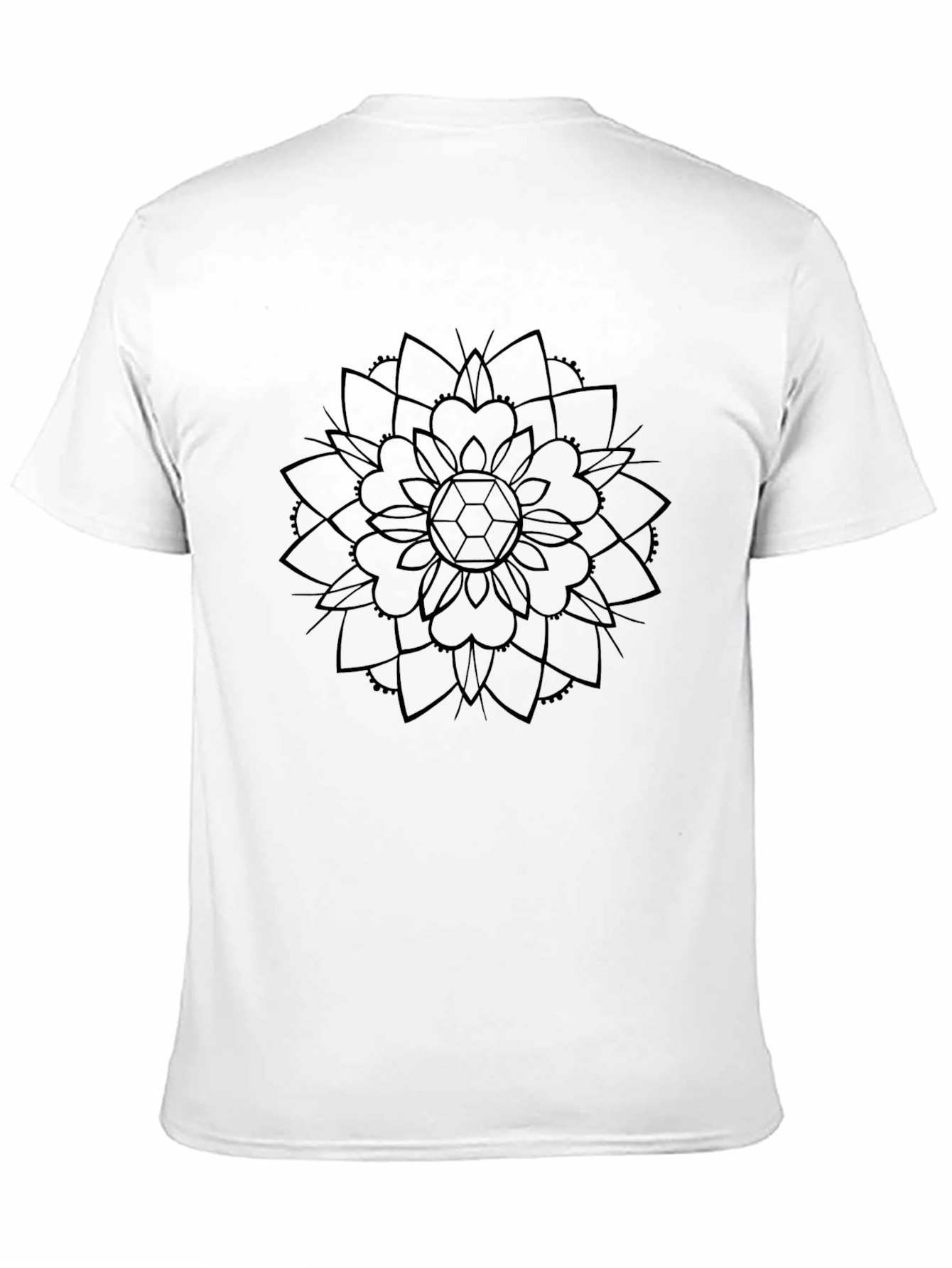 Mandala Graphic Black T-Shirt - Stylish & Unique