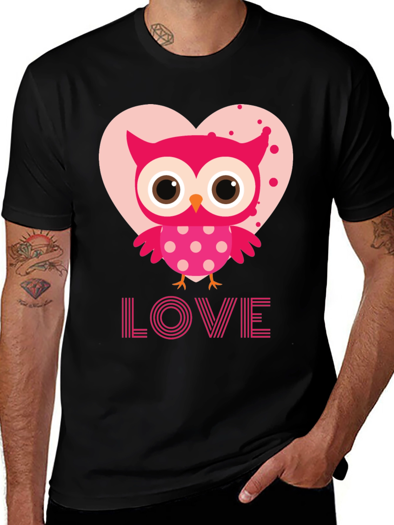 Owl Love T-Shirt - Valentines Day