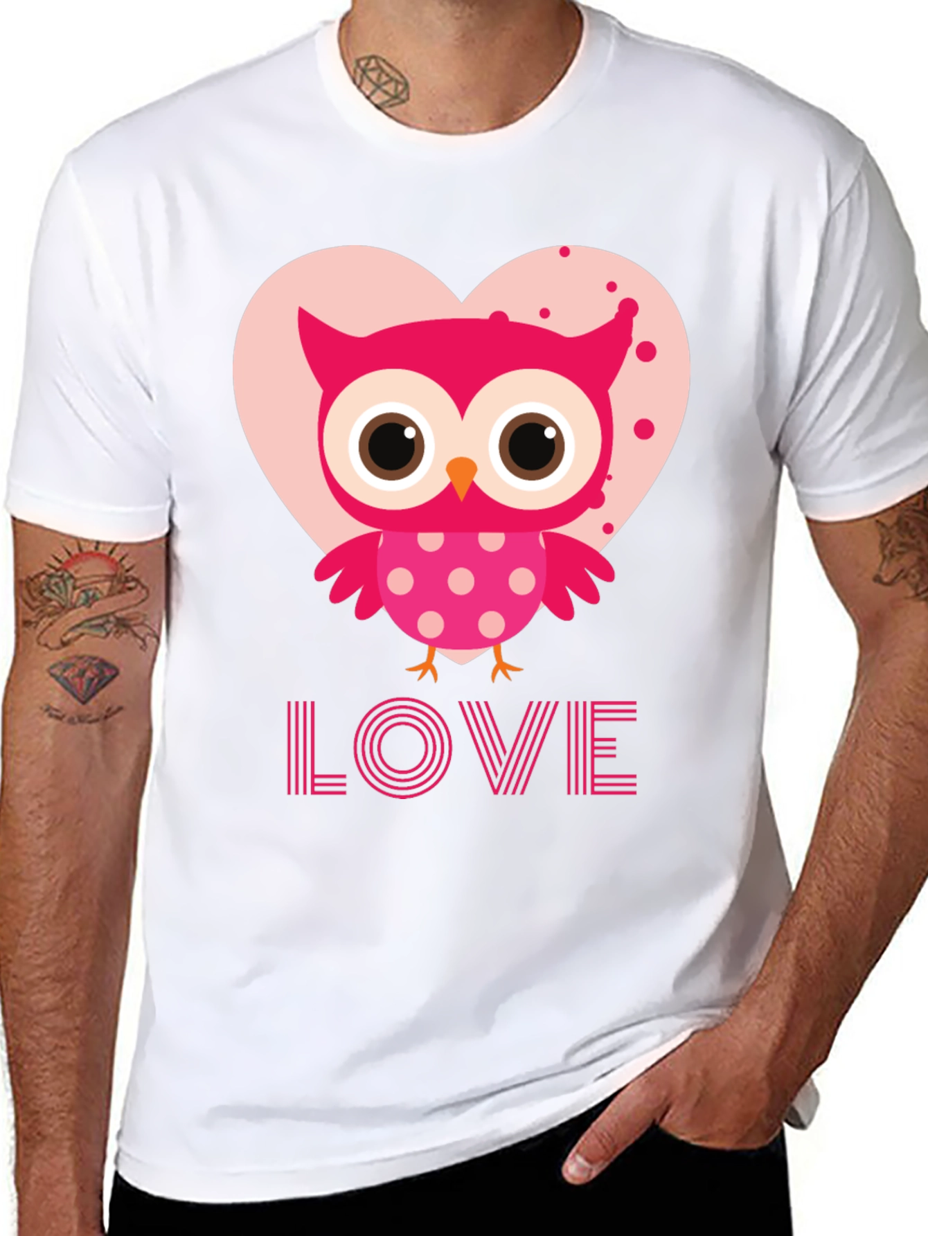 Owl Love T-Shirt - Valentines Day