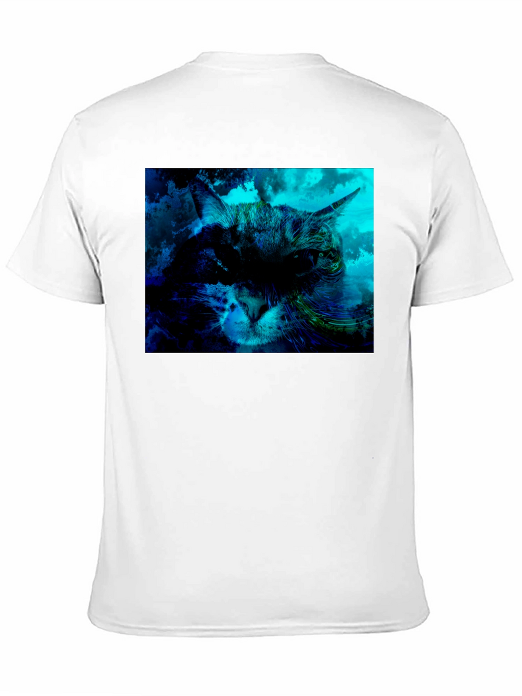 Cat Graphic T-Shirt - Black
