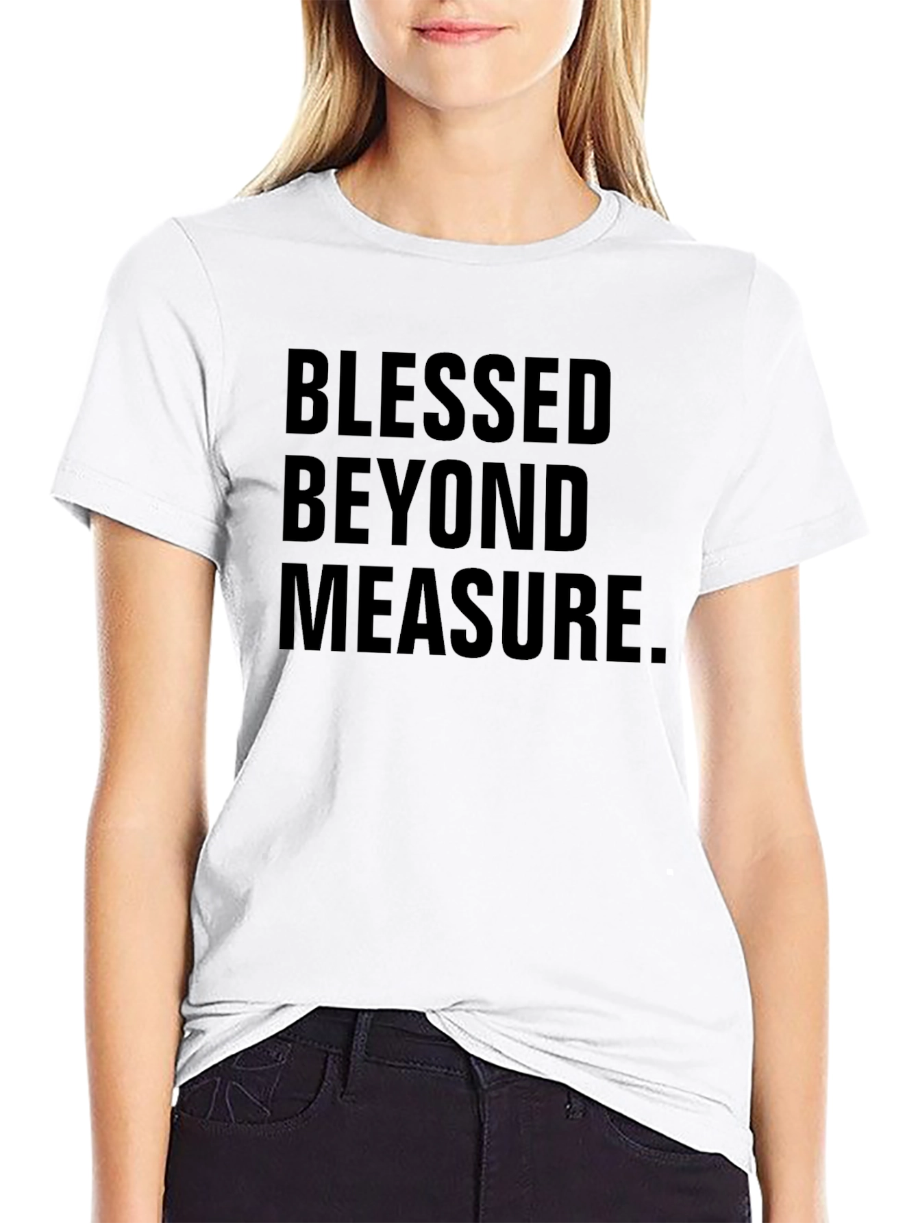 Blessed Beyond Measure Black T-Shirt