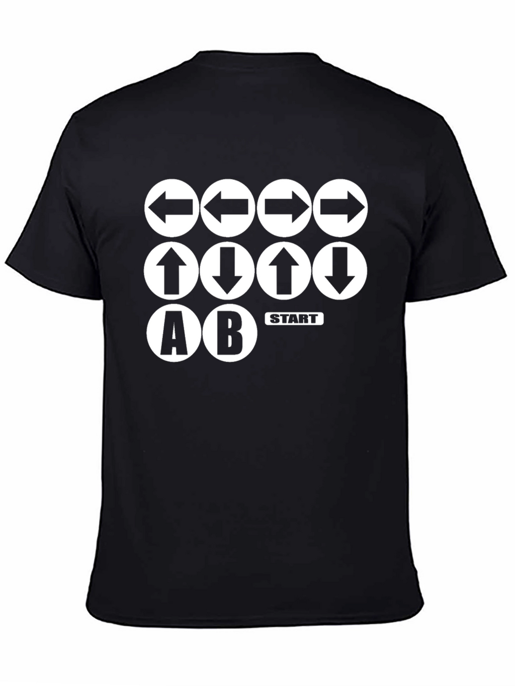 Konami Code T-Shirt - Gamer Secret Black Tee