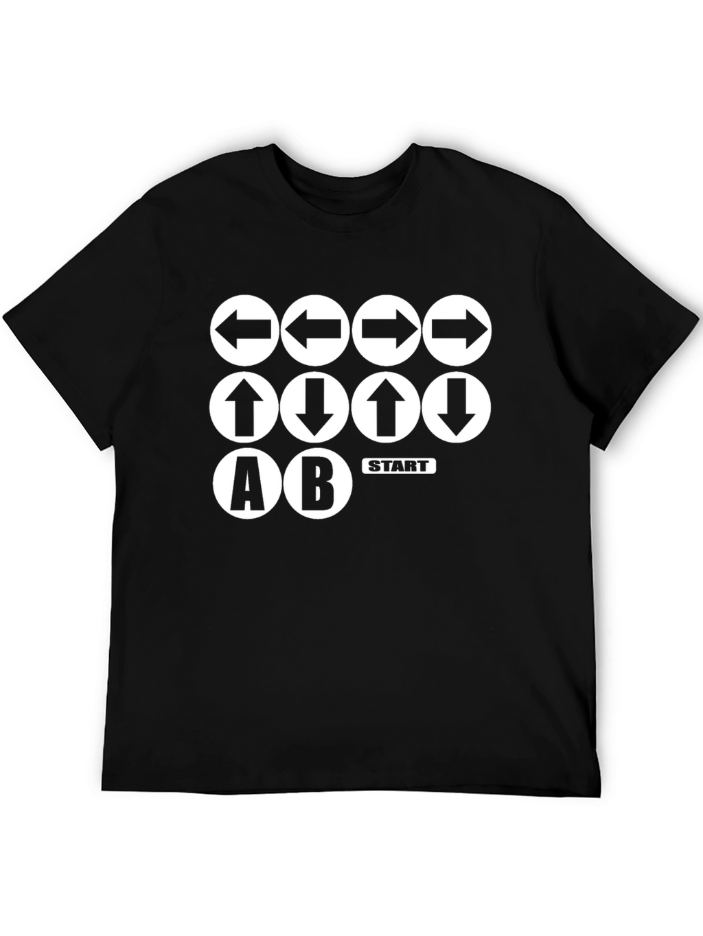 Konami Code T-Shirt - Gamer Secret Black Tee