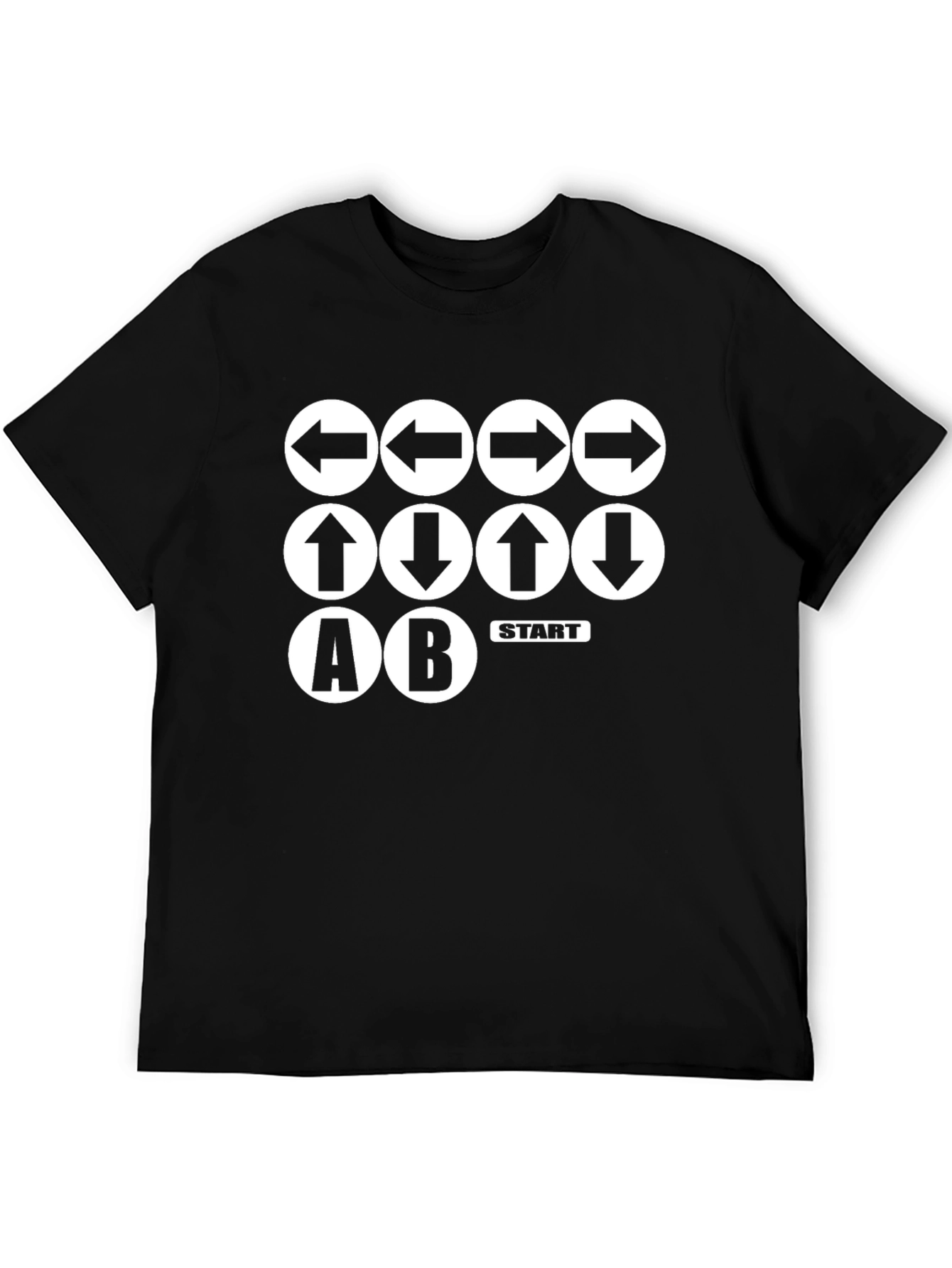 Konami Code T-Shirt - Gamer Secret Black Tee