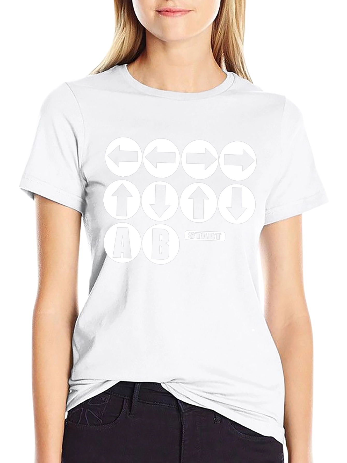 Konami Code T-Shirt - Gamer Secret Black Tee