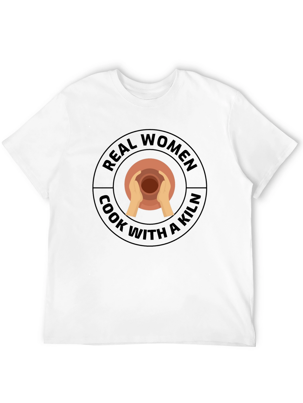 Real Women Cook With Kiln Black T-Shirt