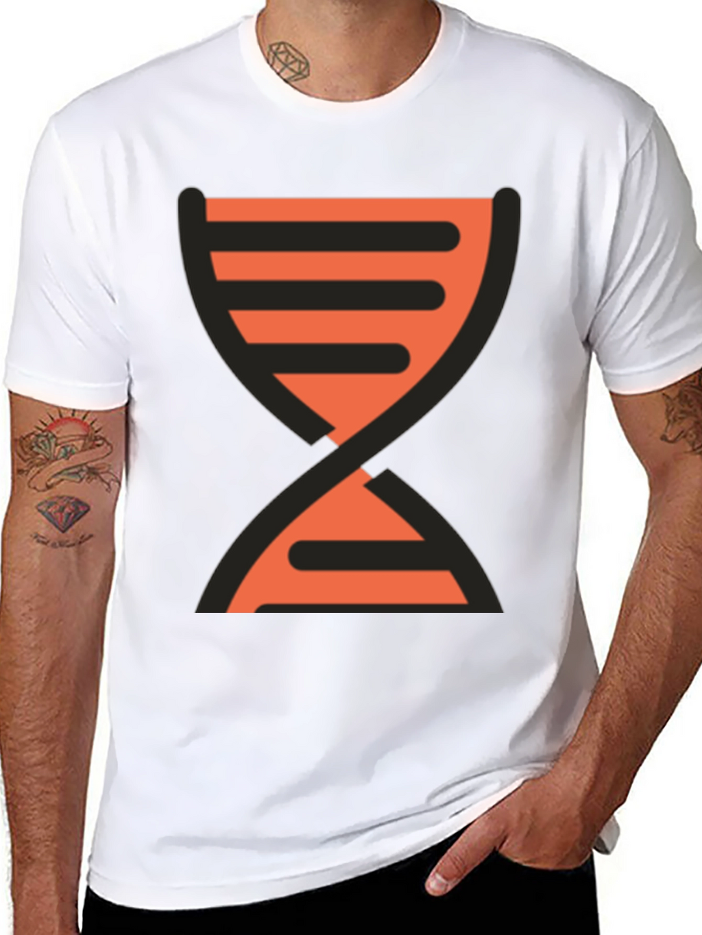 Geometric Graphic Tee - Modern Casual Style