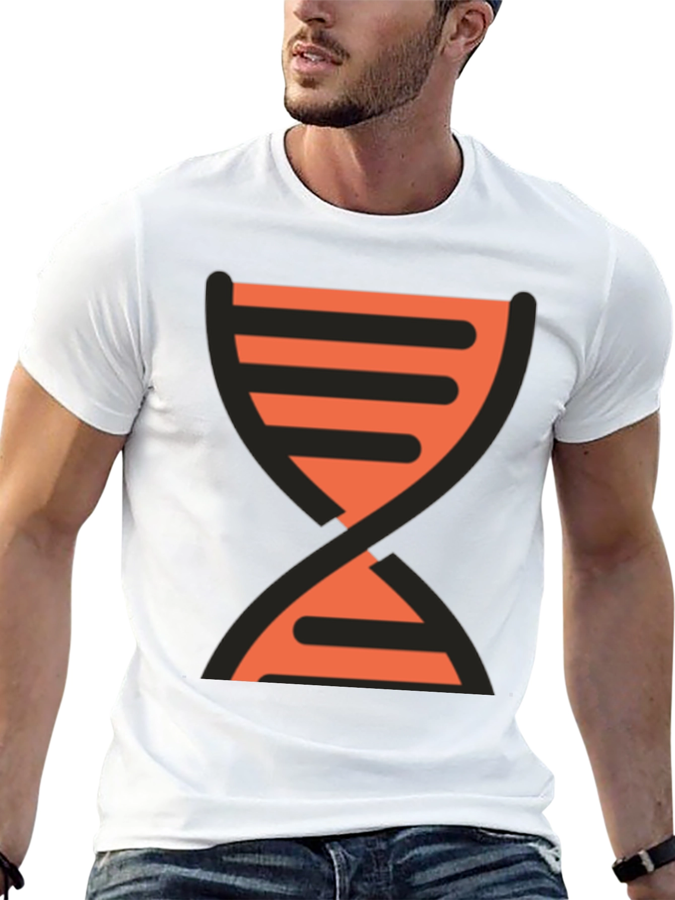 Geometric Graphic Tee - Modern Casual Style
