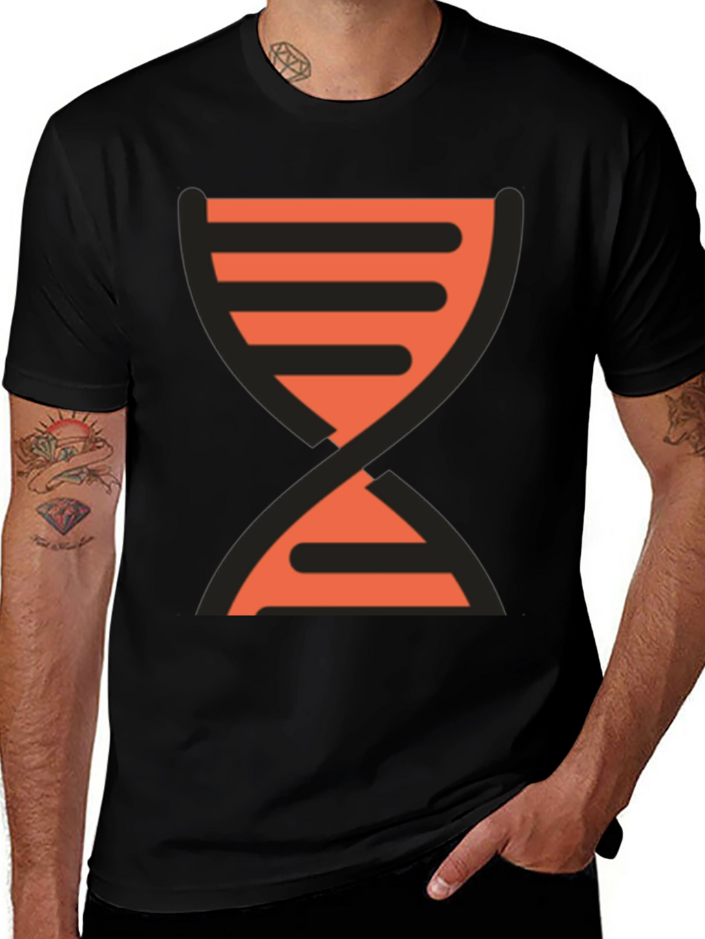 Geometric Graphic Tee - Modern Casual Style