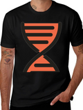 Geometric Graphic Tee - Modern Casual Style