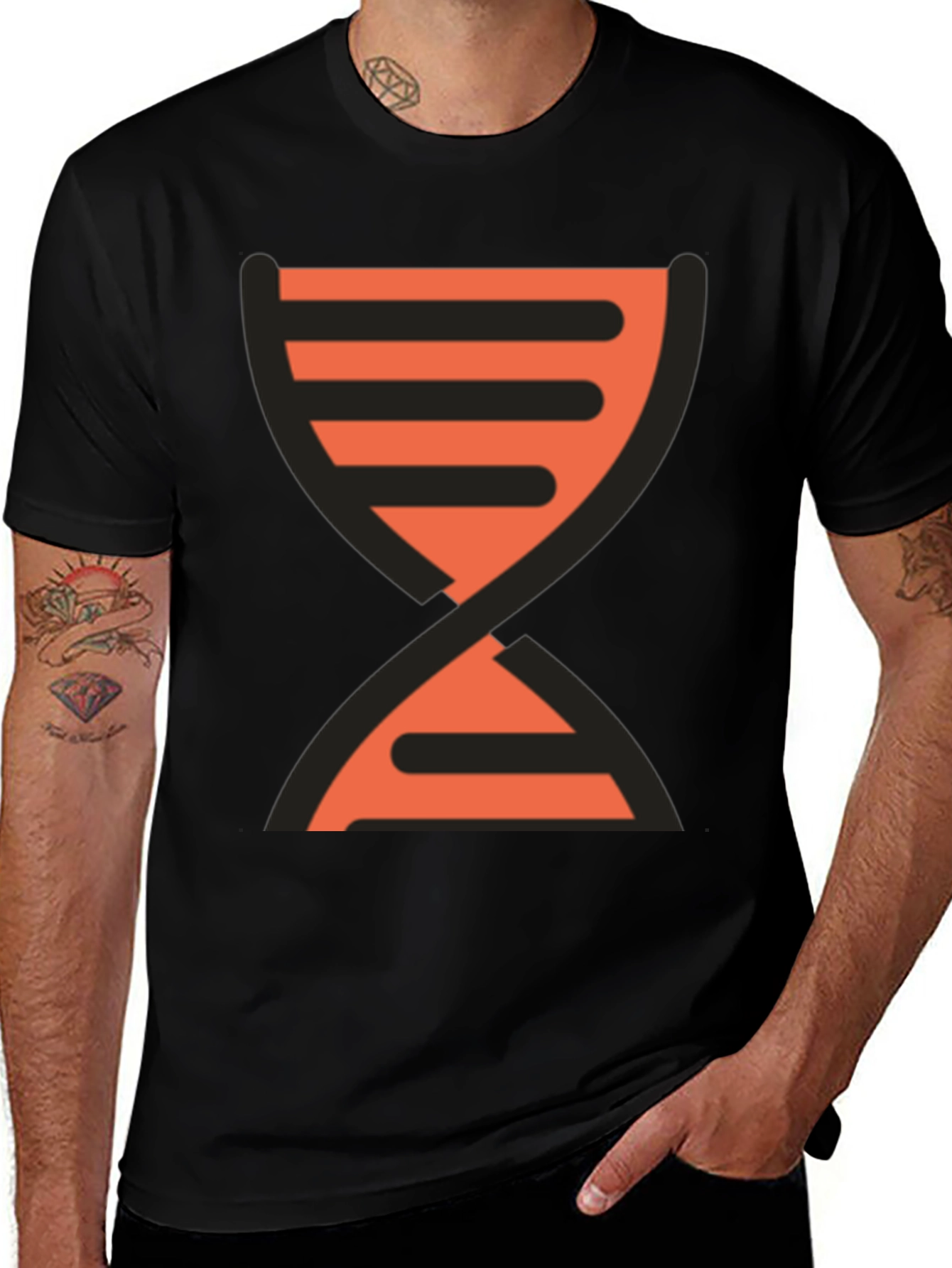 Geometric Graphic Tee - Modern Casual Style