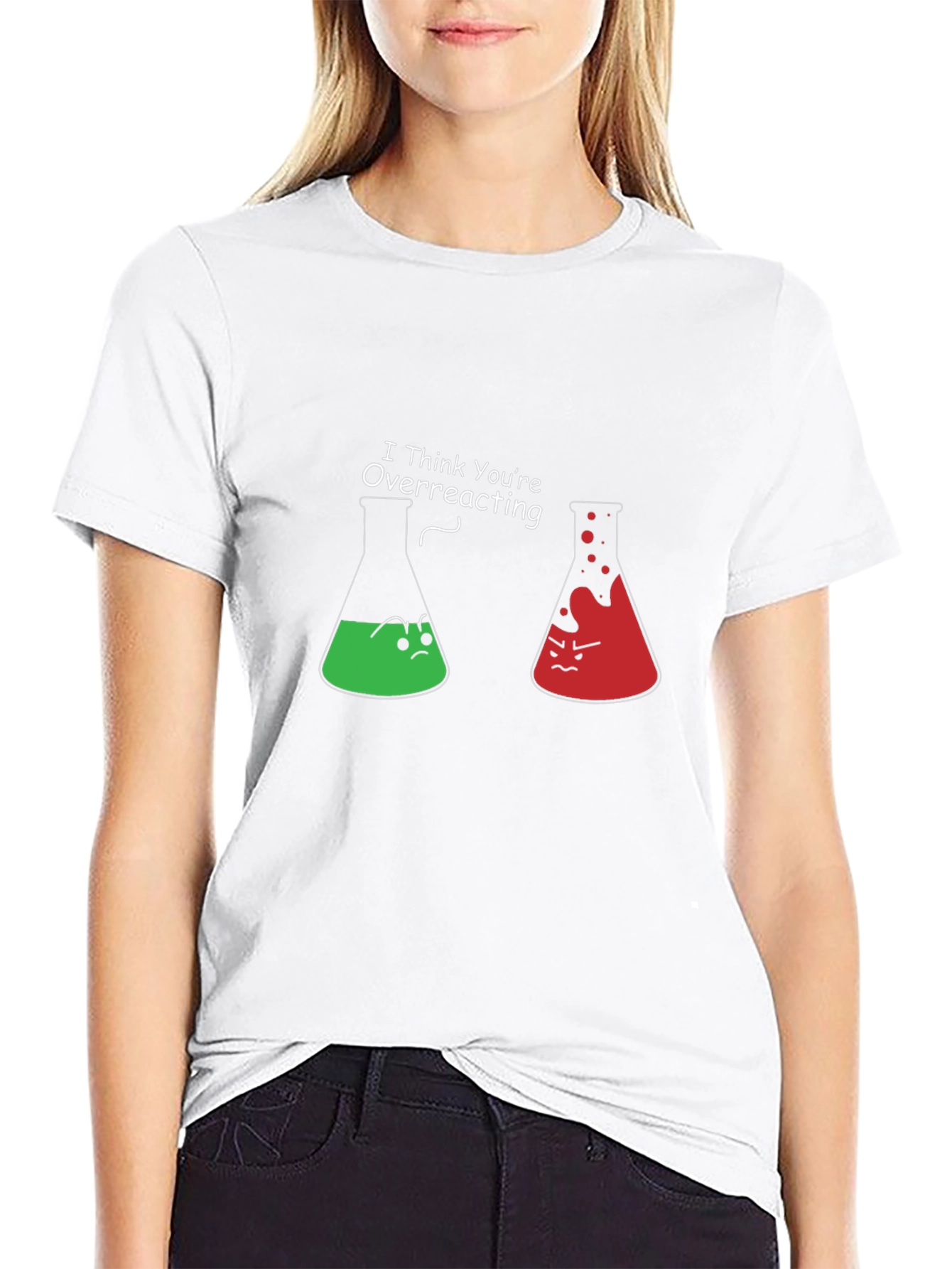 Funny Chemistry T-Shirt - I Think Youre Overreacting
