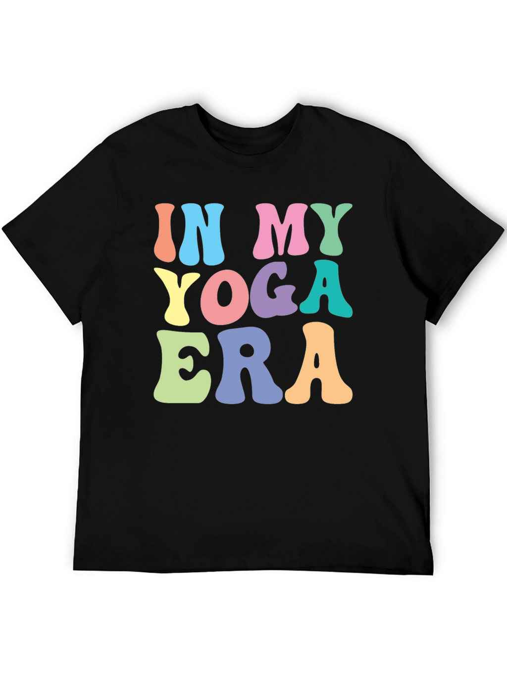 In My Yoga Era T-Shirt - Black Graphic Tee