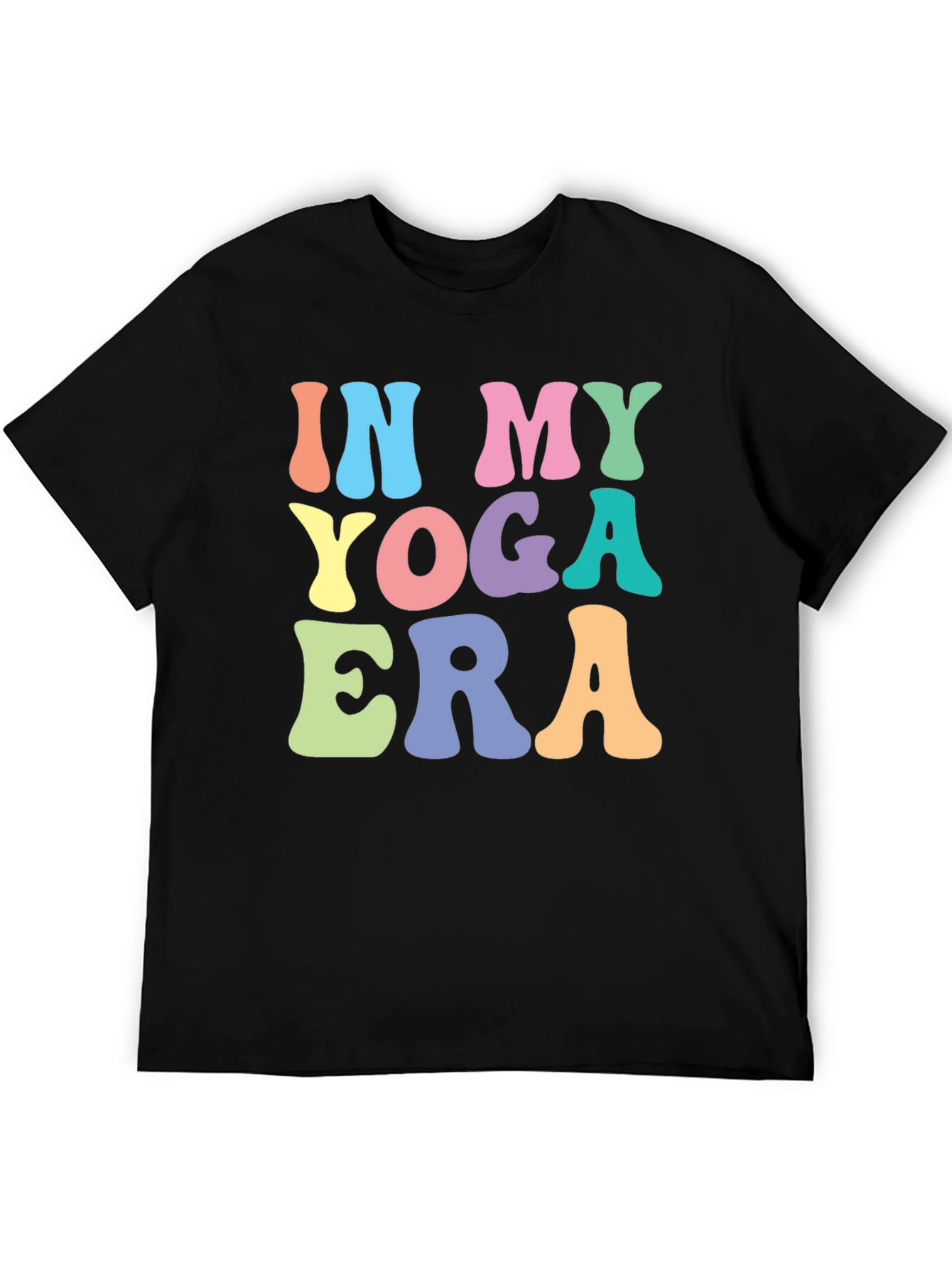 In My Yoga Era T-Shirt - Black Graphic Tee
