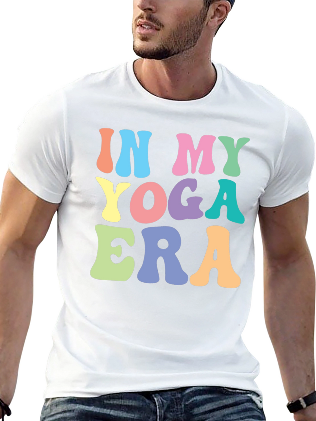 In My Yoga Era T-Shirt - Black Graphic Tee