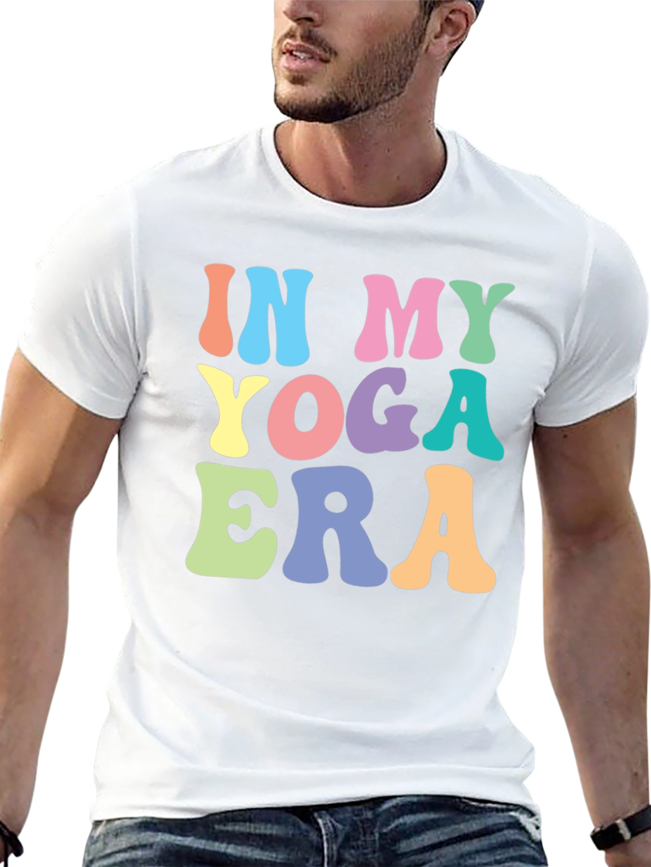 In My Yoga Era T-Shirt - Black Graphic Tee
