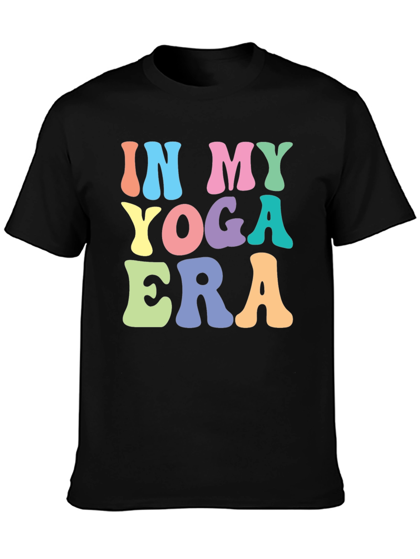 In My Yoga Era T-Shirt - Black Graphic Tee