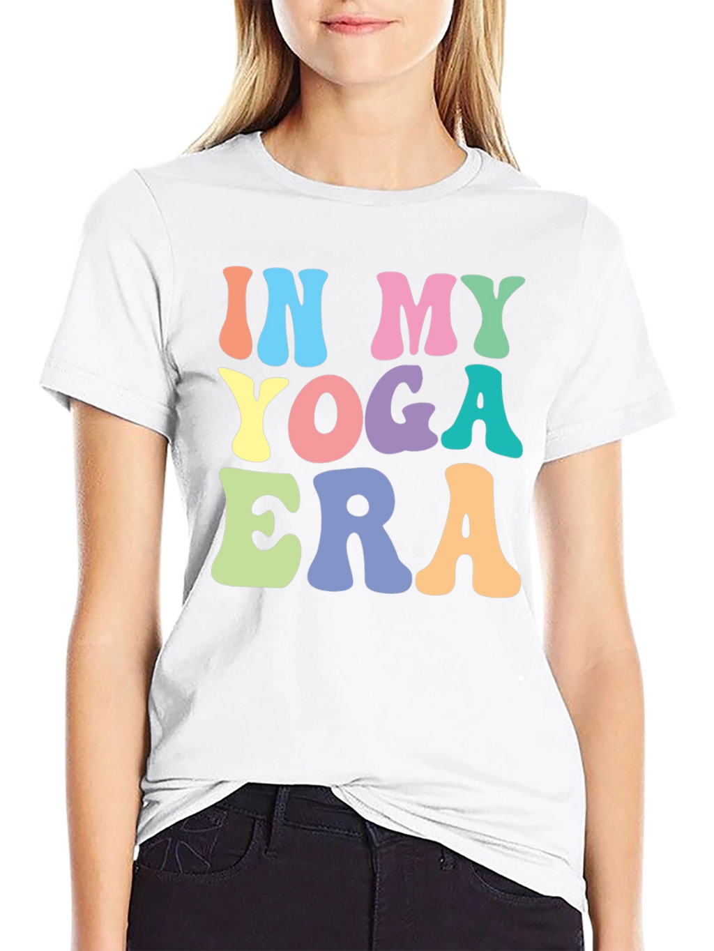 In My Yoga Era T-Shirt - Black Graphic Tee