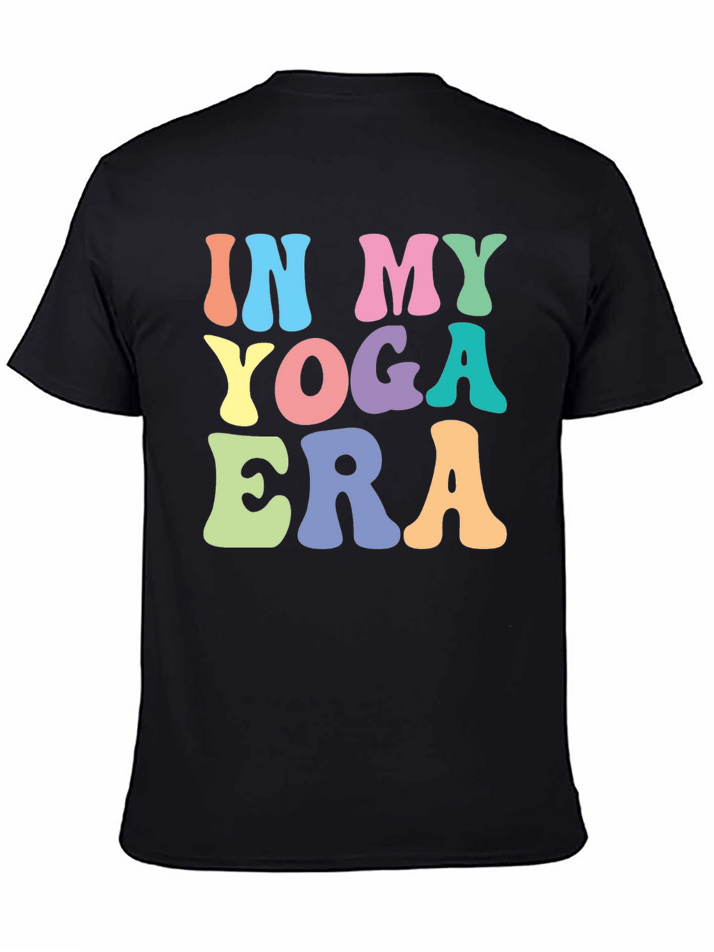 In My Yoga Era T-Shirt - Black Graphic Tee