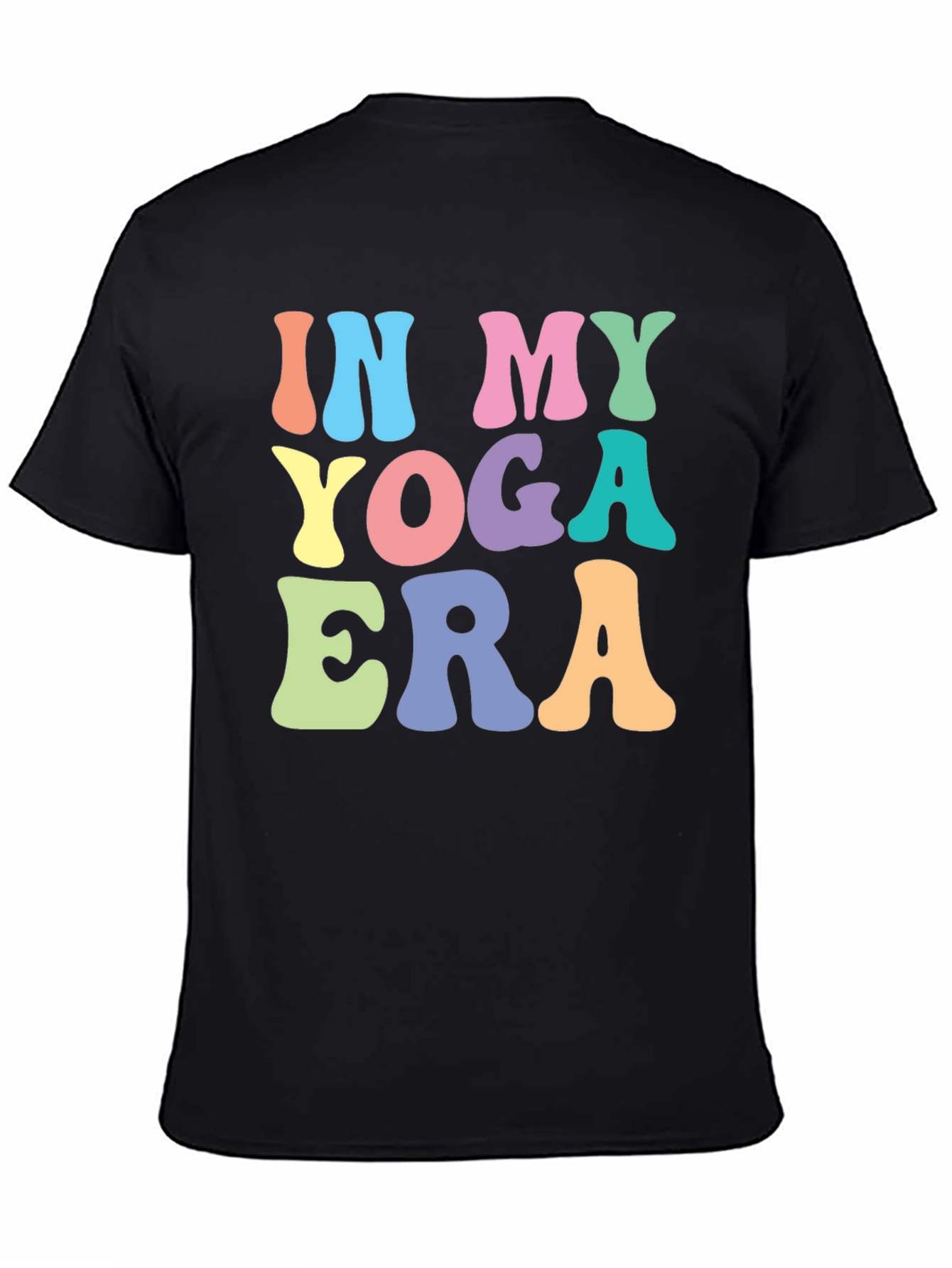 In My Yoga Era T-Shirt - Black Graphic Tee
