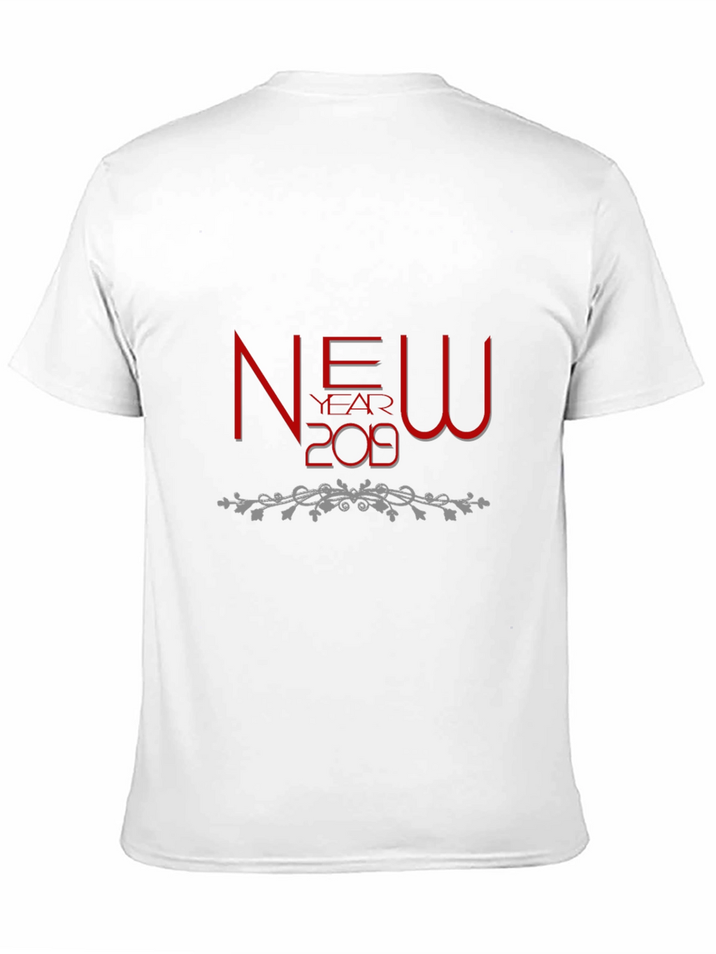 New Year 2019 Graphic Tee - Black Cotton Shirt