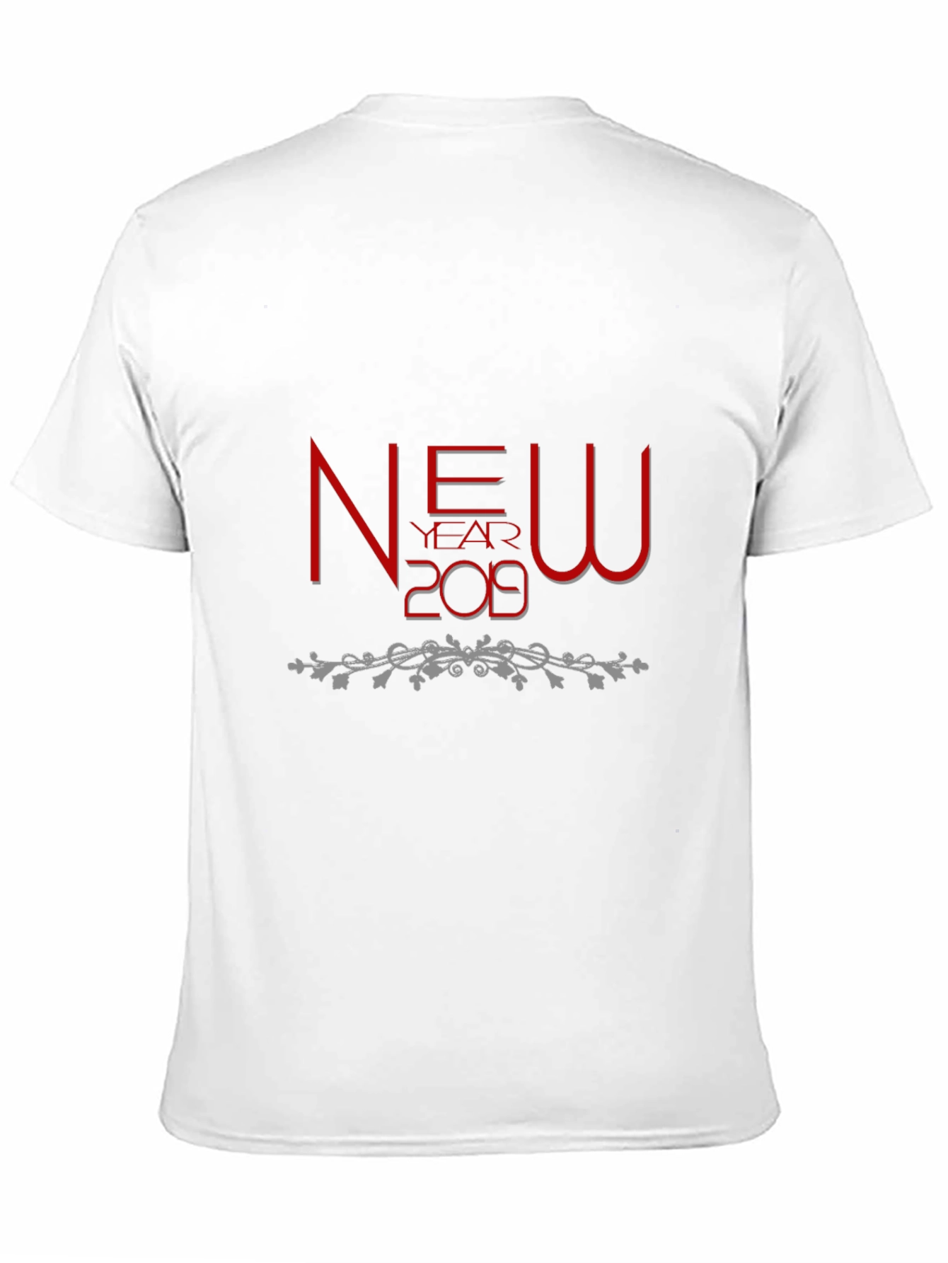New Year 2019 Graphic Tee - Black Cotton Shirt