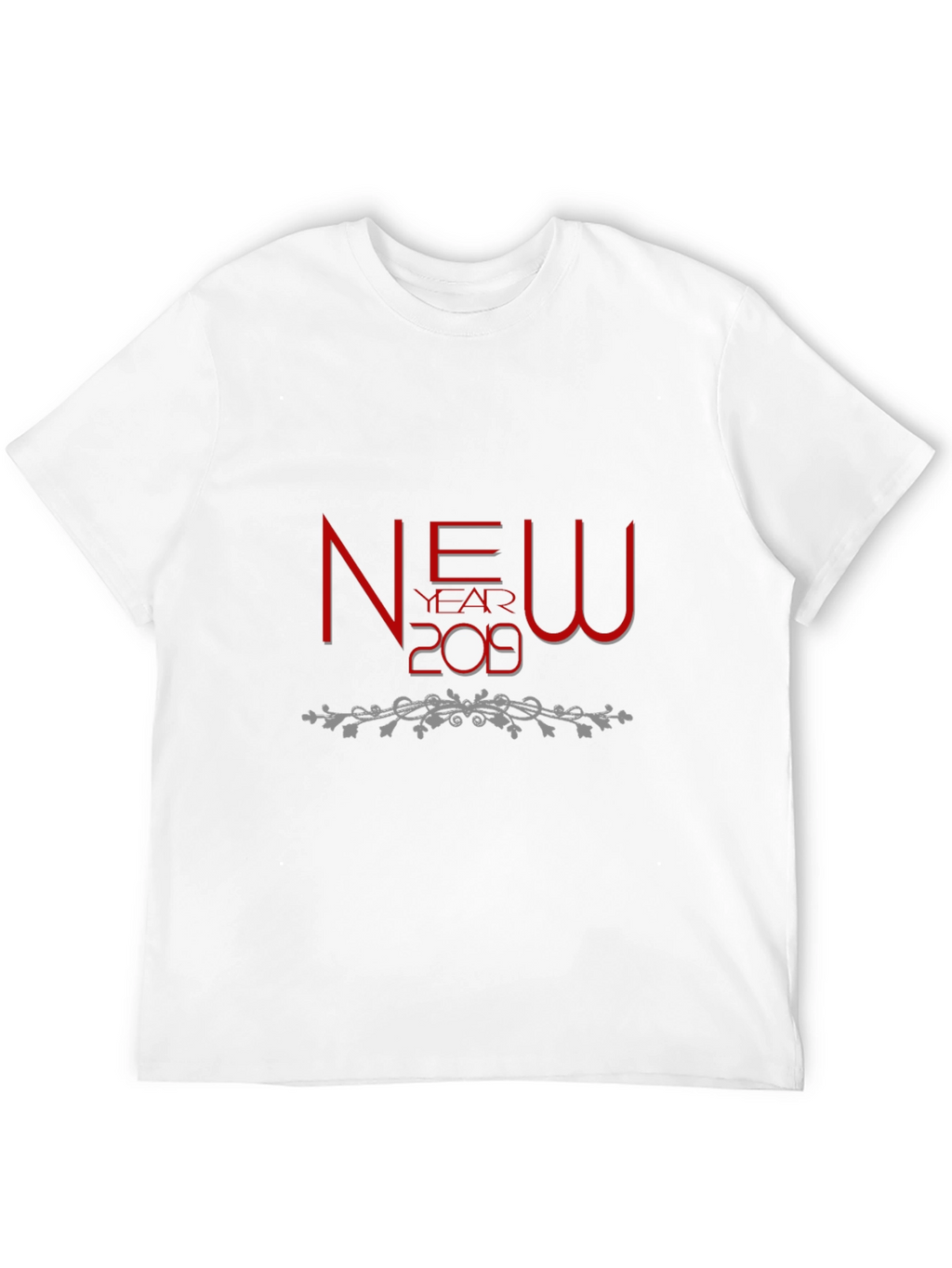 New Year 2019 Graphic Tee - Black Cotton Shirt