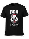 Bah Humbug Panda Bear Christmas T-Shirt