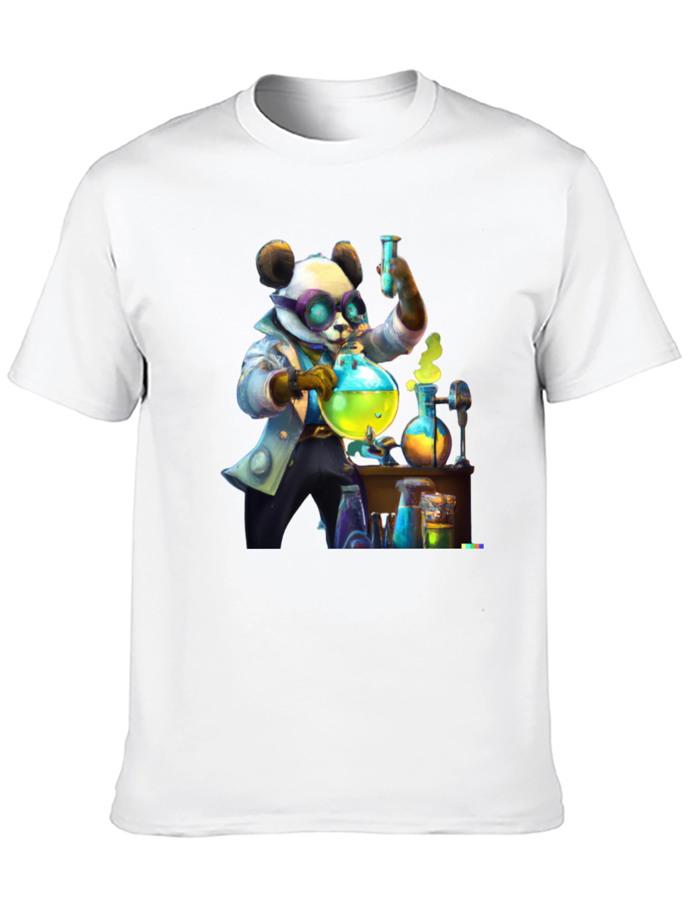 Mad Scientist Panda T-Shirt