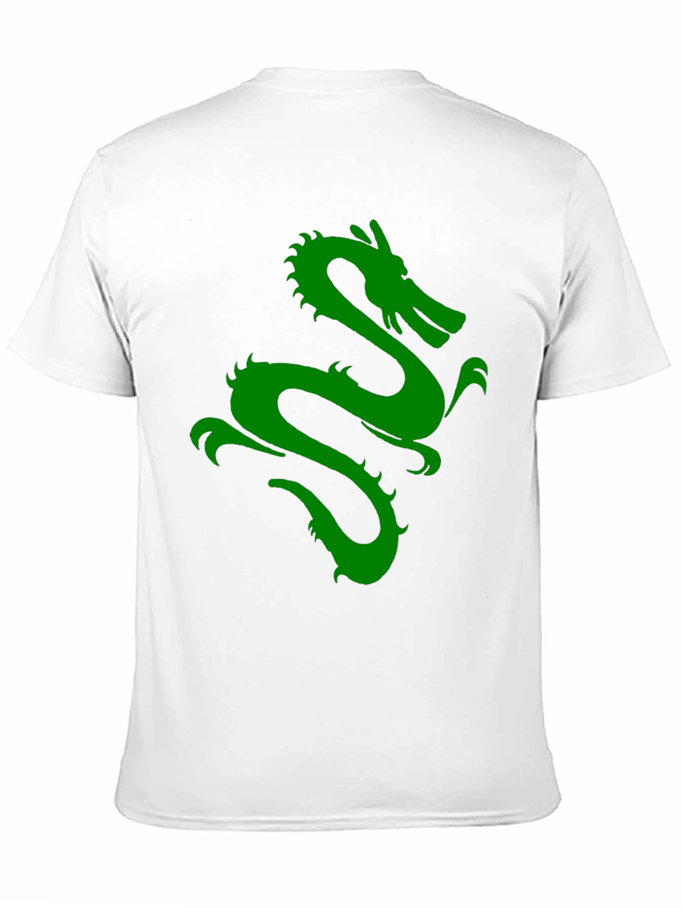 Green Dragon Graphic Black T-Shirt