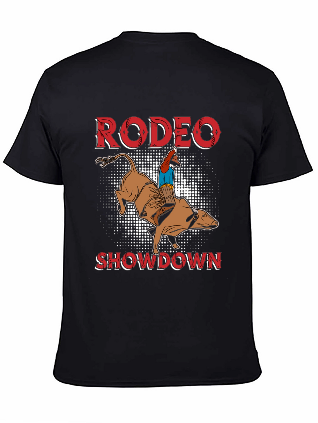 Rodeo Showdown Graphic Tee - Bull Riding T-Shirt