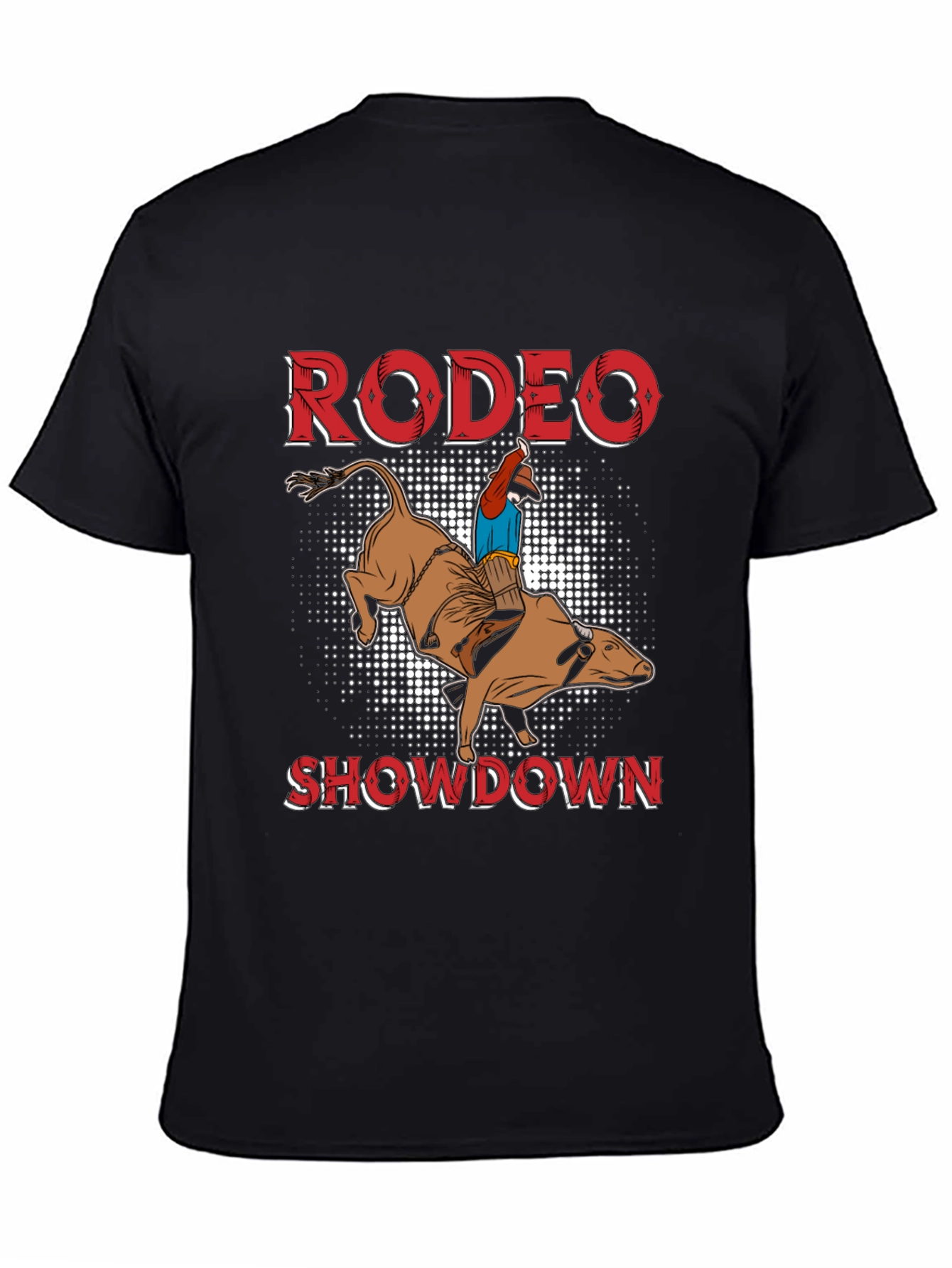 Rodeo Showdown Graphic Tee - Bull Riding T-Shirt