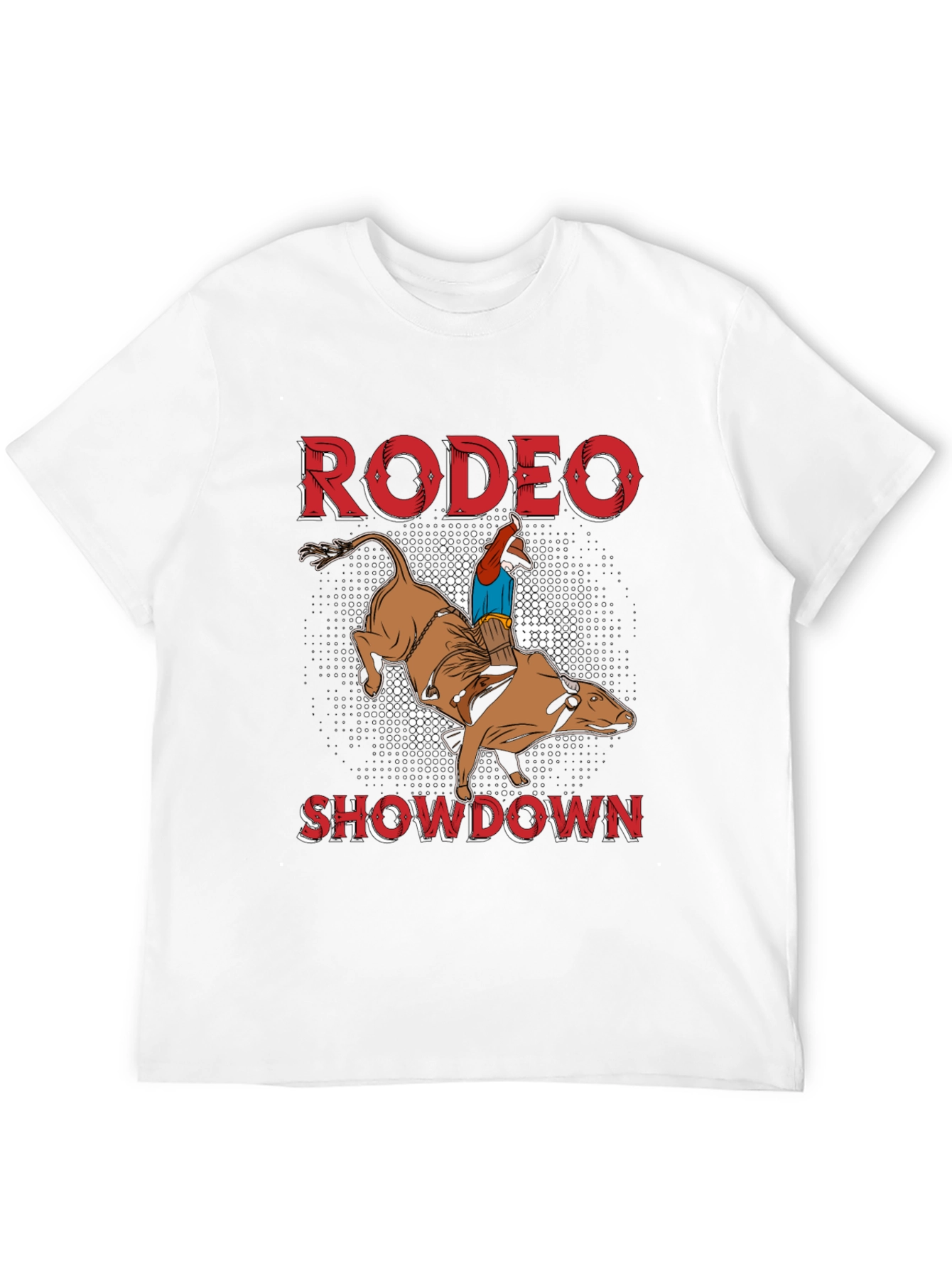 Rodeo Showdown Graphic Tee - Bull Riding T-Shirt