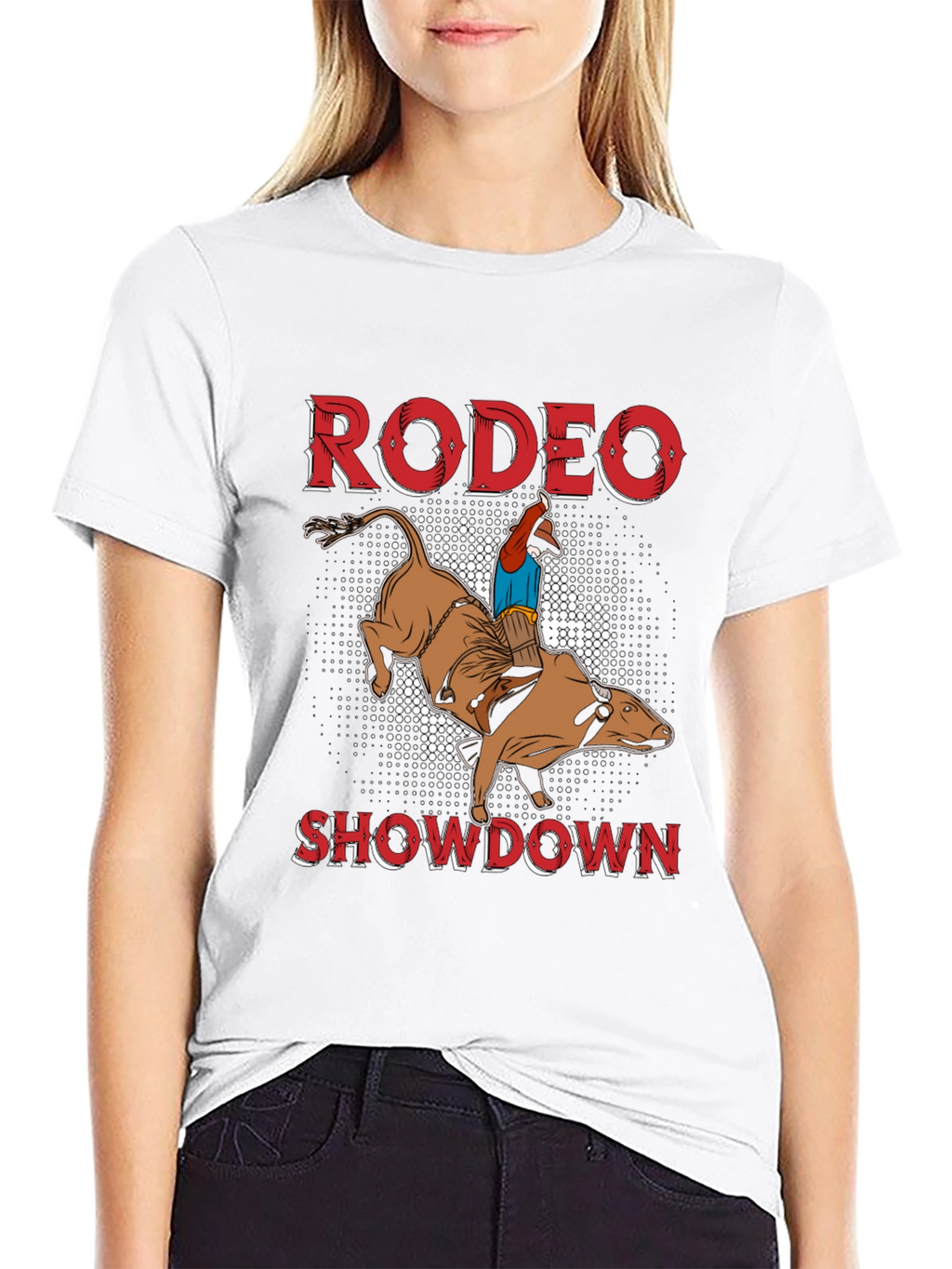 Rodeo Showdown Graphic Tee - Bull Riding T-Shirt