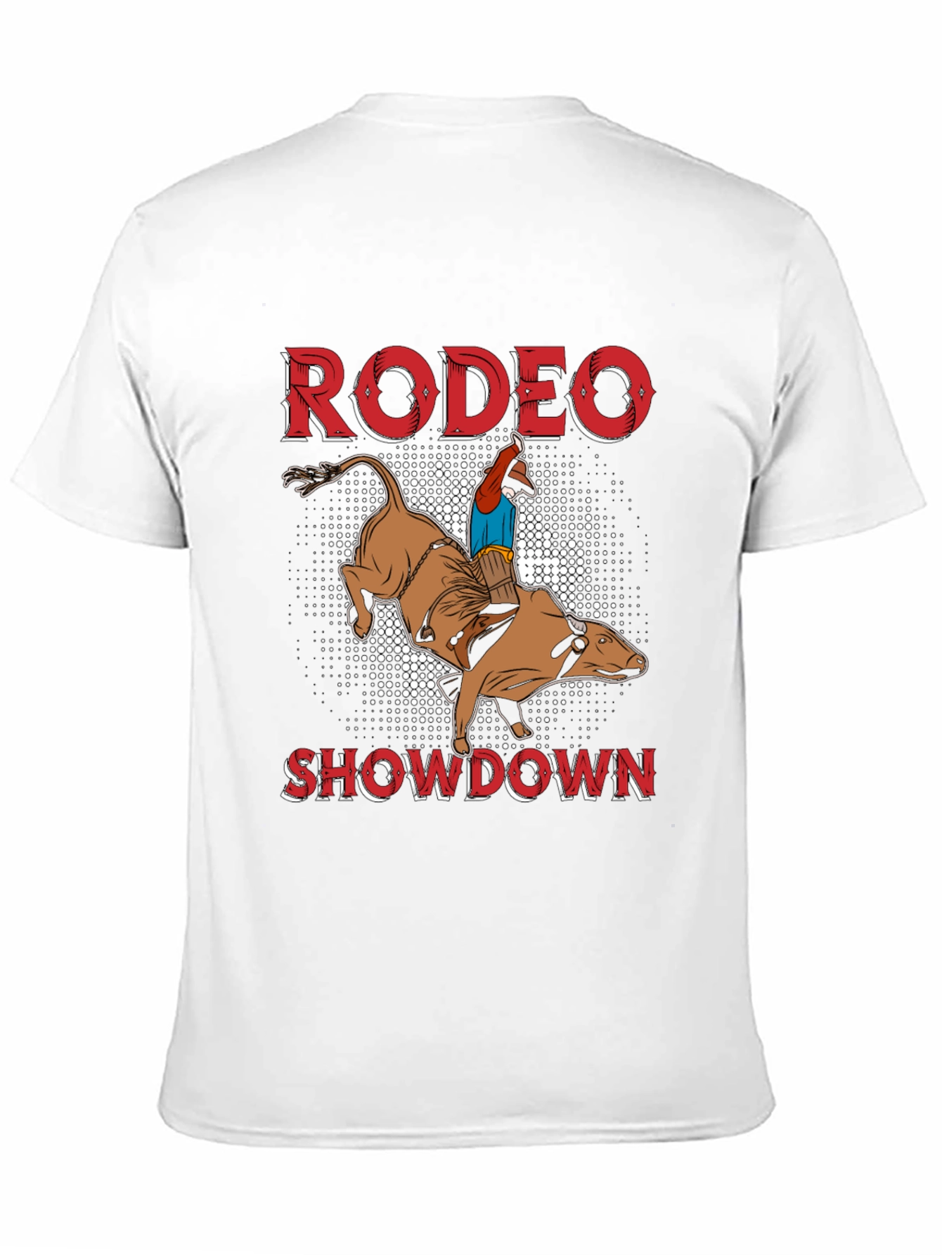 Rodeo Showdown Graphic Tee - Bull Riding T-Shirt