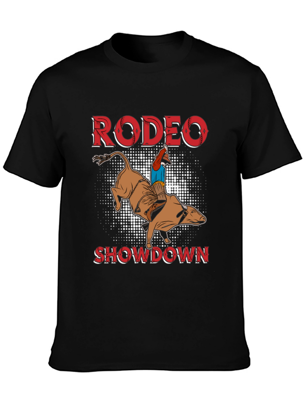 Rodeo Showdown Graphic Tee - Bull Riding T-Shirt