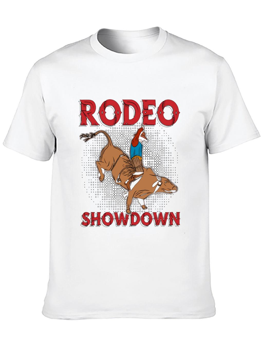 Rodeo Showdown Graphic Tee - Bull Riding T-Shirt