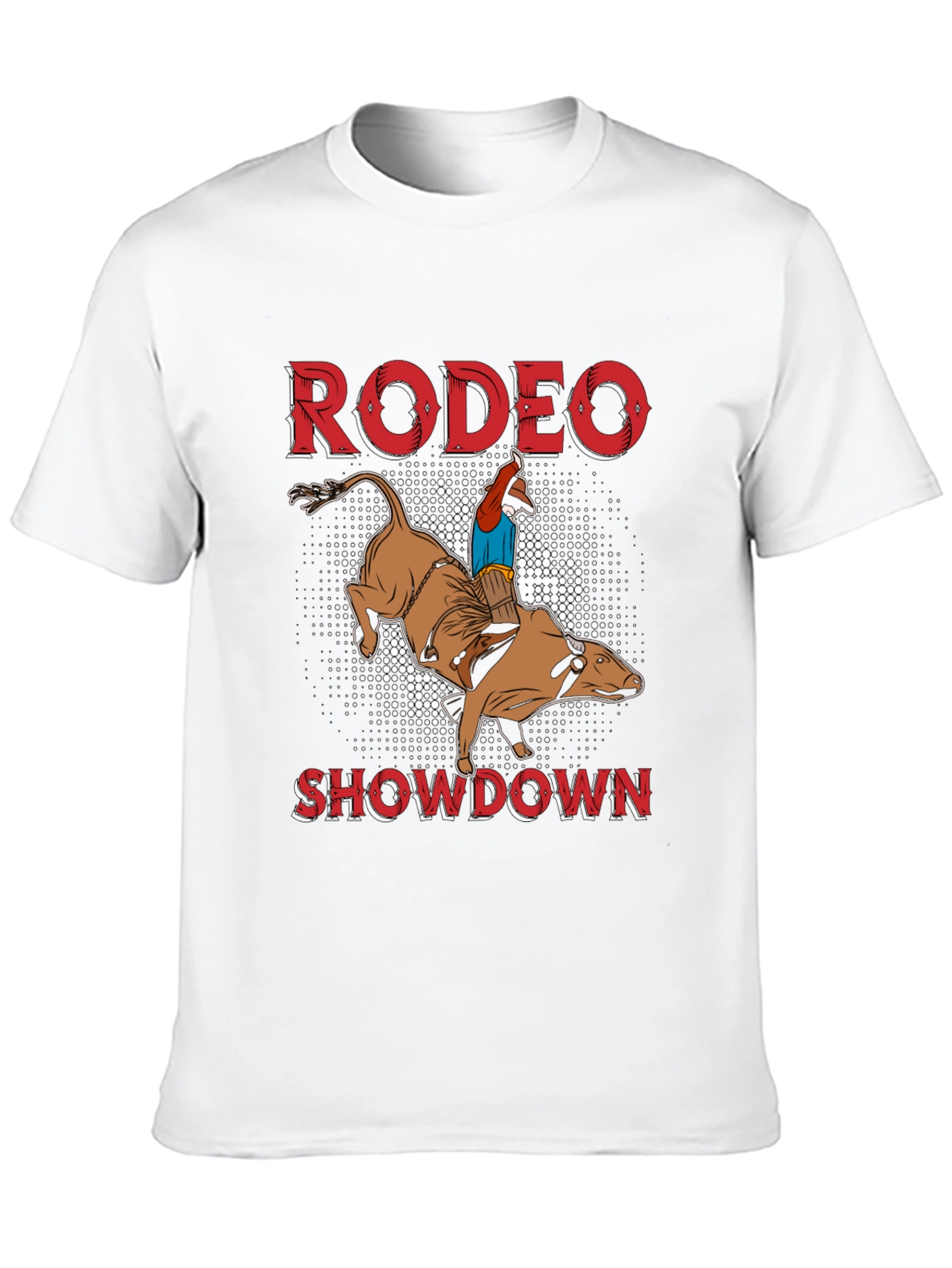 Rodeo Showdown Graphic Tee - Bull Riding T-Shirt