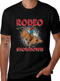 Rodeo Showdown Graphic Tee - Bull Riding T-Shirt