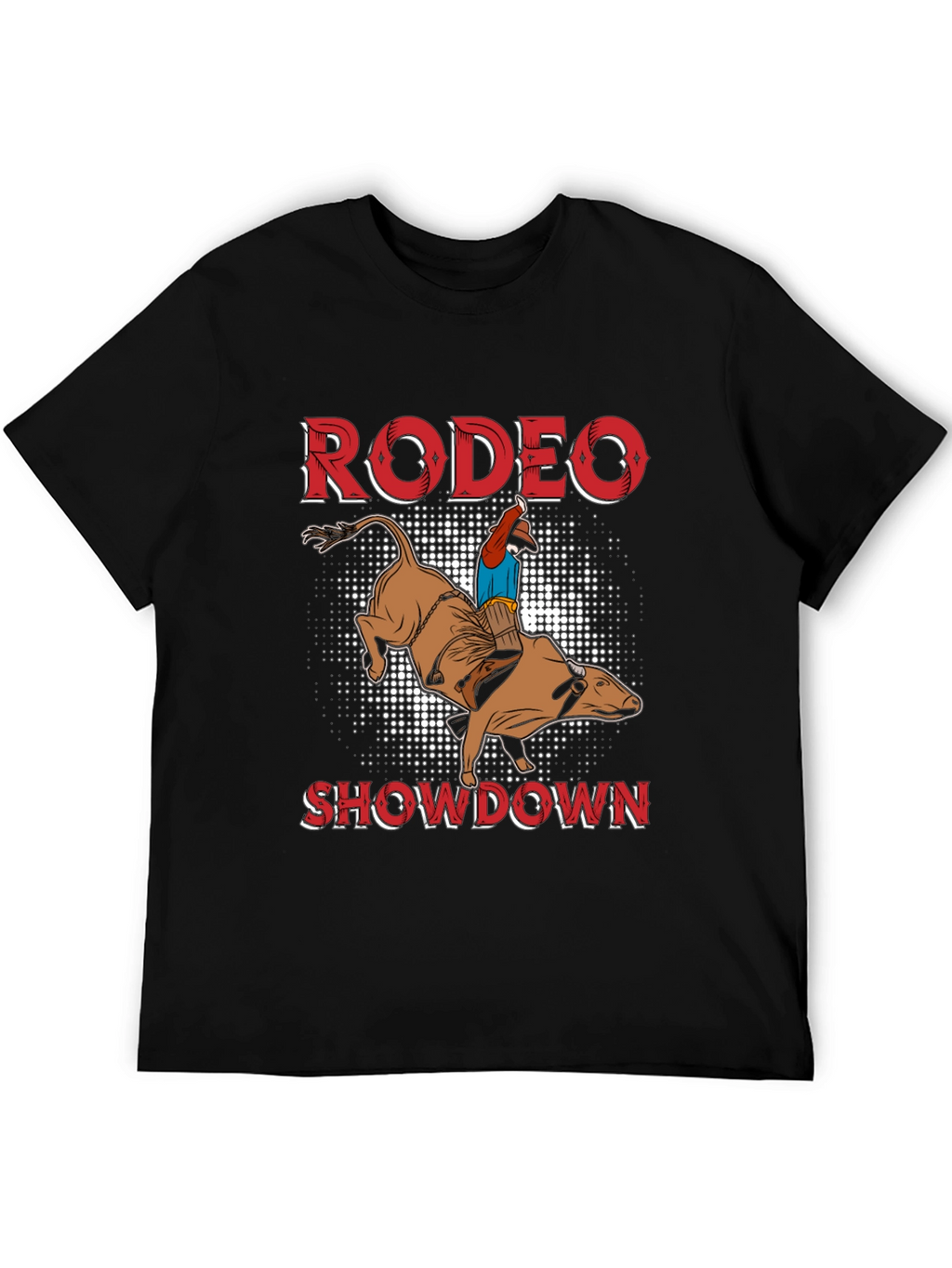 Rodeo Showdown Graphic Tee - Bull Riding T-Shirt