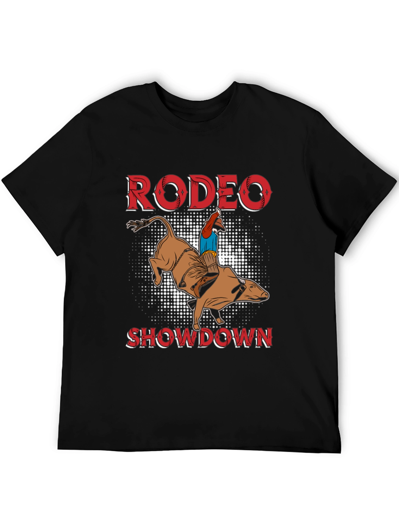 Rodeo Showdown Graphic Tee - Bull Riding T-Shirt