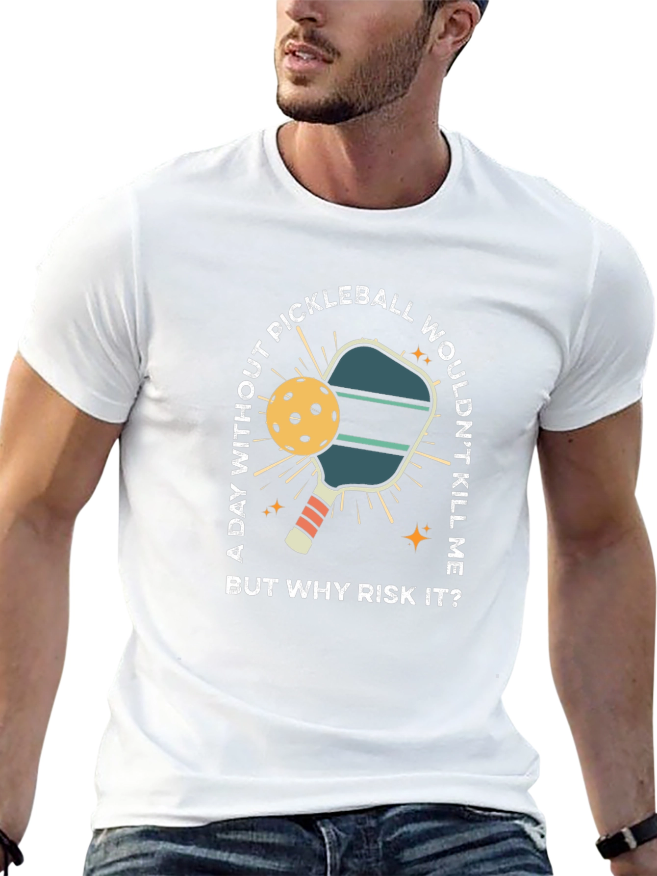 Funny Pickleball Graphic T-Shirt