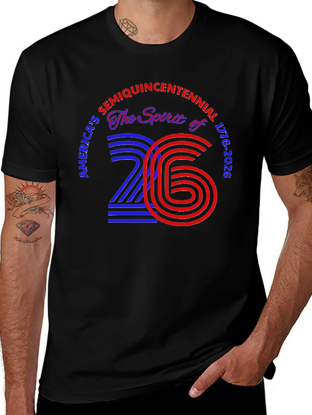 Americas Semiquincentennial T-Shirt 1776-2026