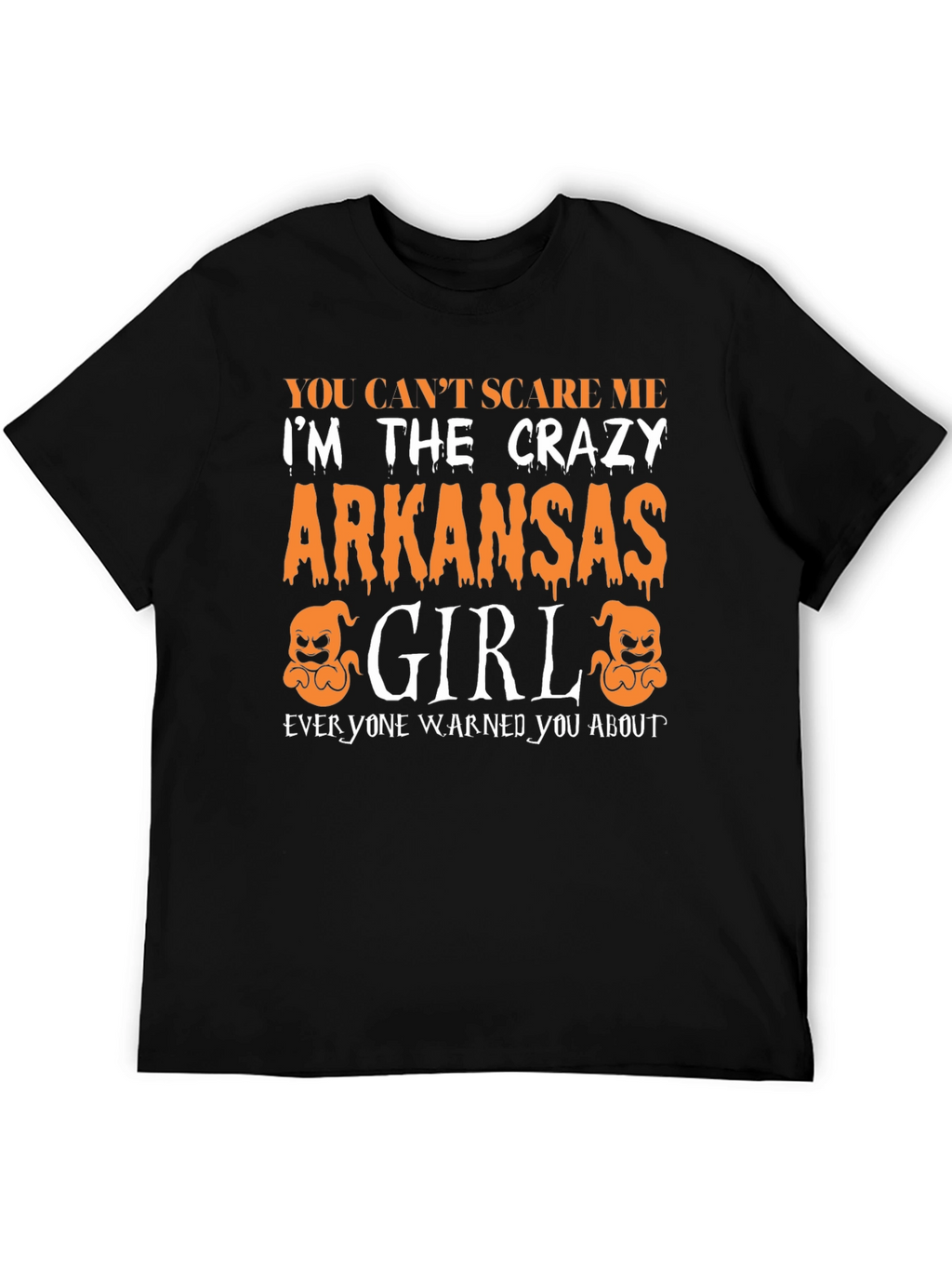 Crazy Arkansas Girl Halloween T-Shirt