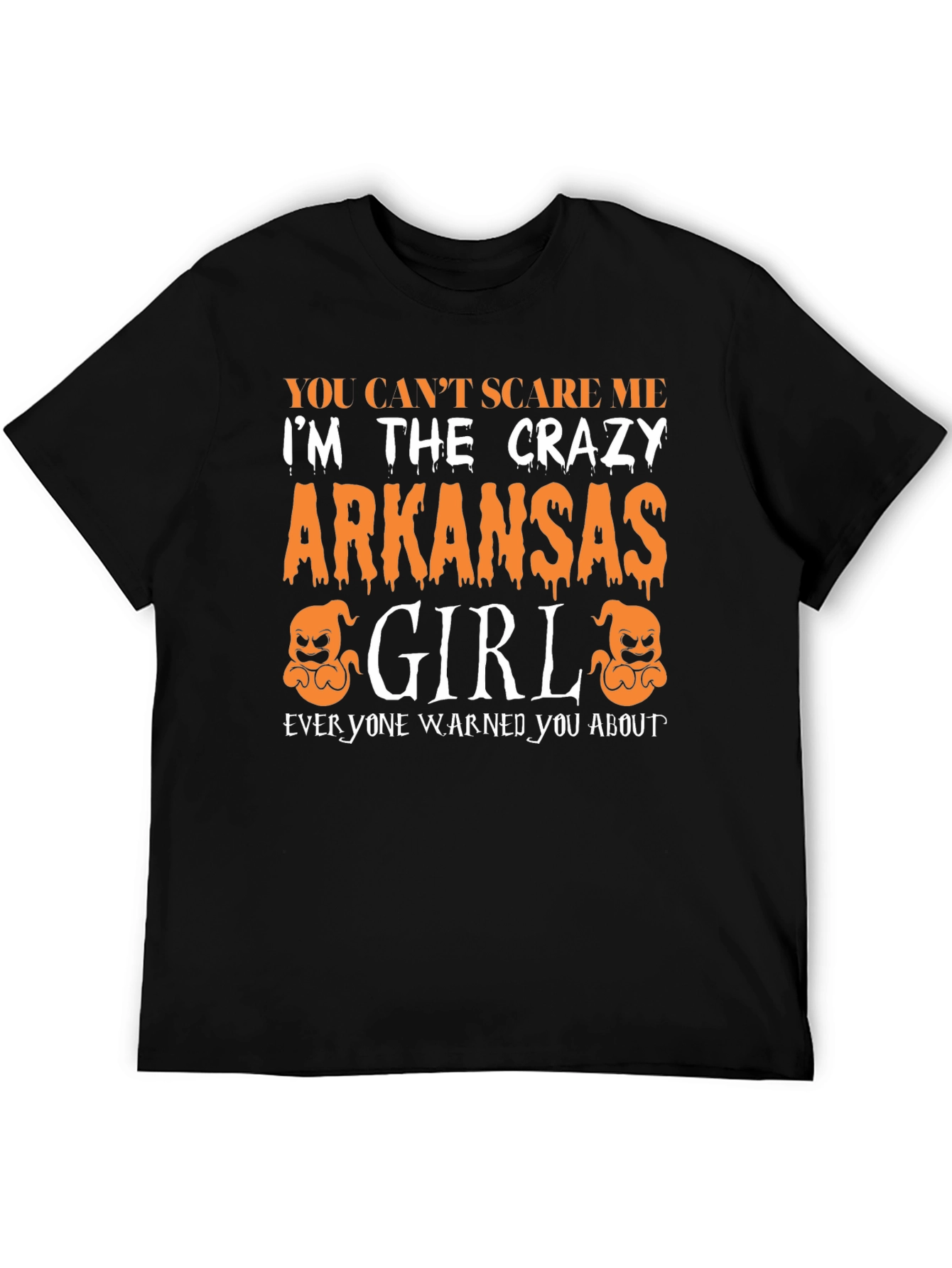 Crazy Arkansas Girl Halloween T-Shirt