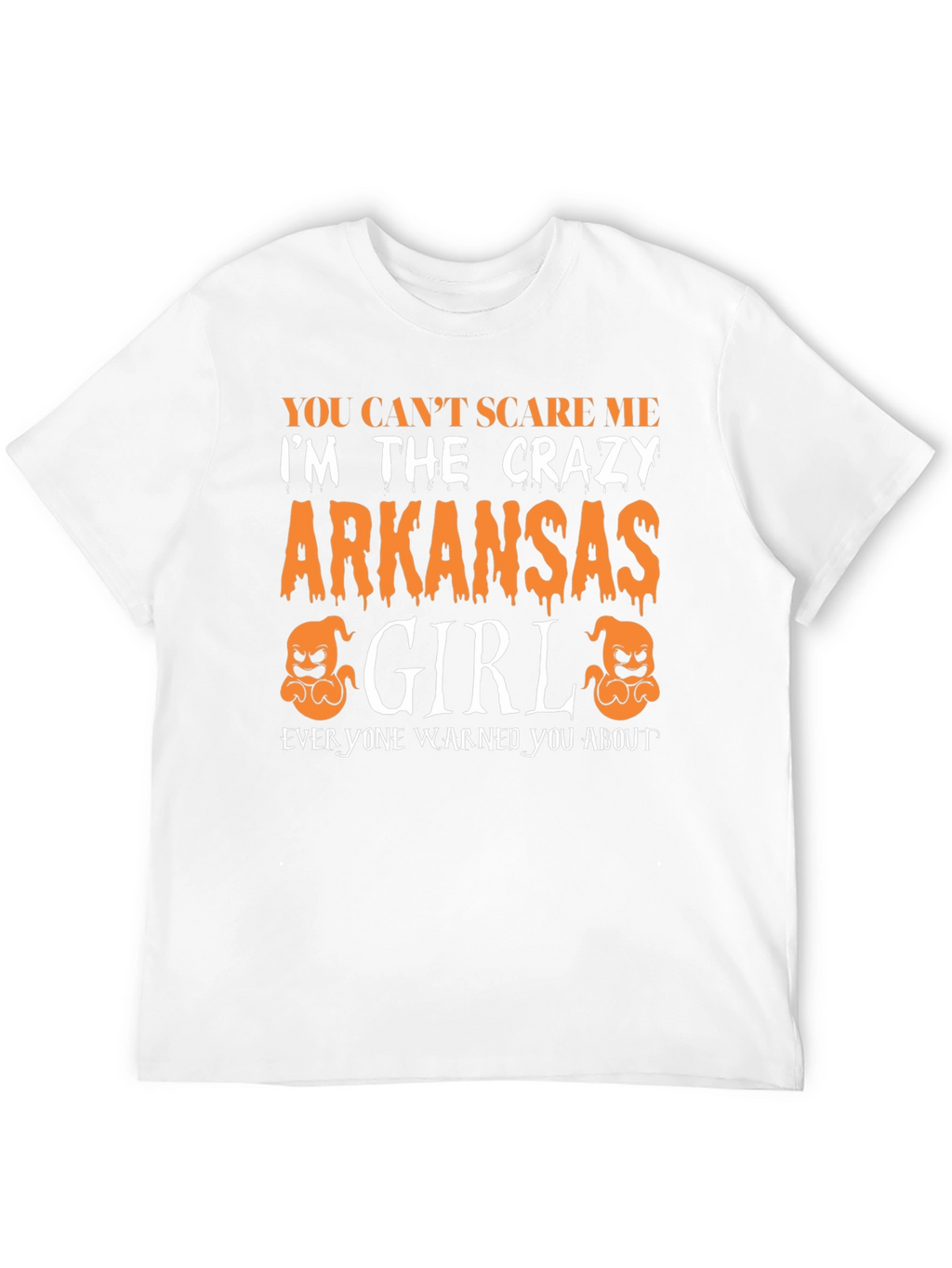 Crazy Arkansas Girl Halloween T-Shirt