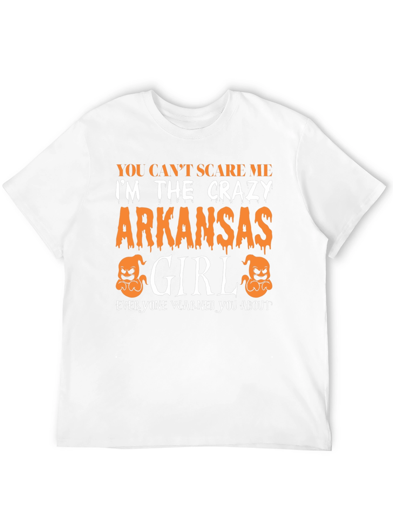 Crazy Arkansas Girl Halloween T-Shirt